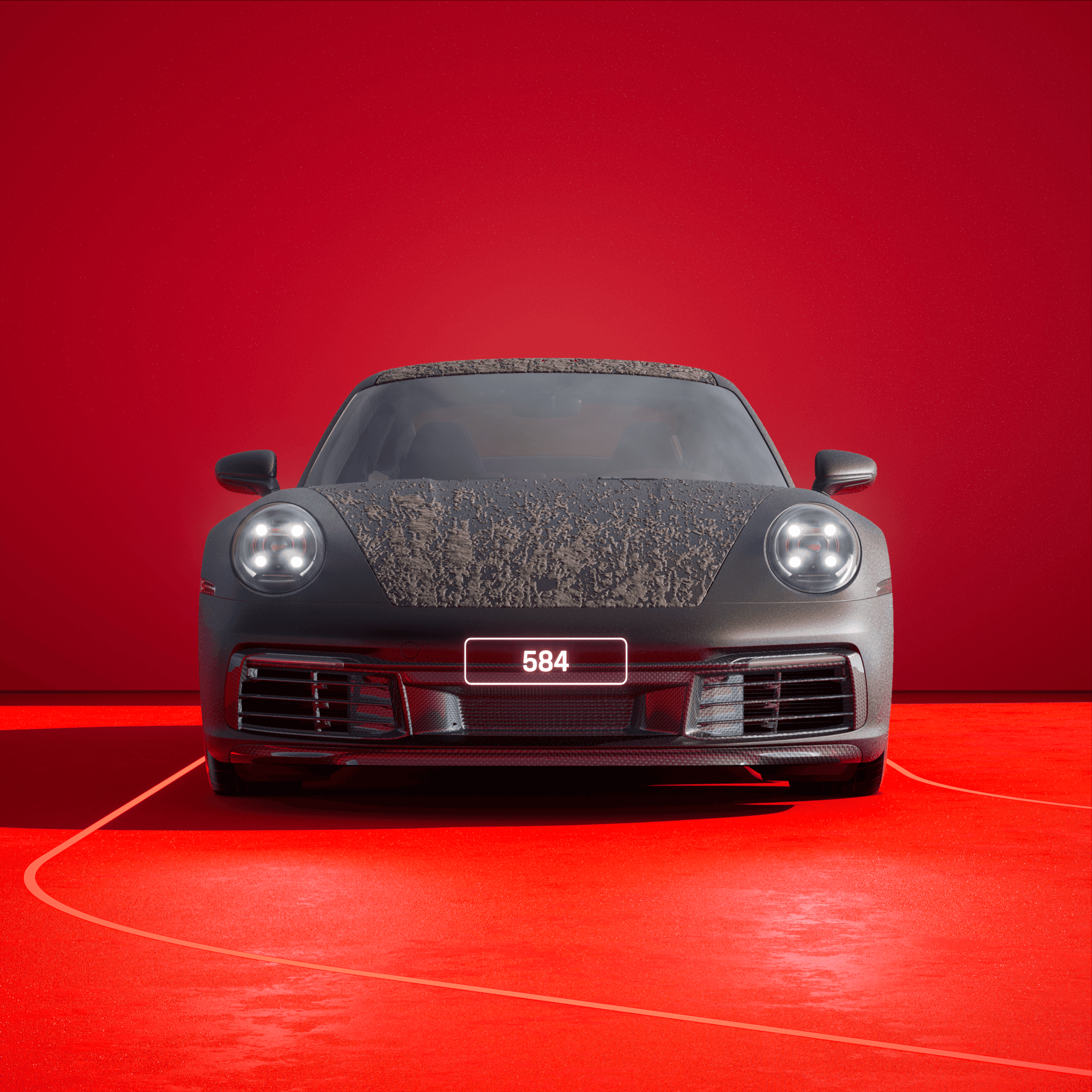 The PORSCHΞ 911 584 image in phase