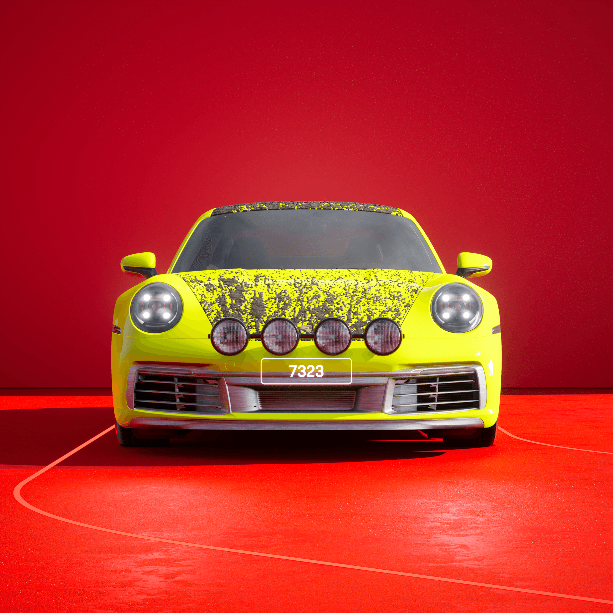 The PORSCHΞ 911 7323 image in phase