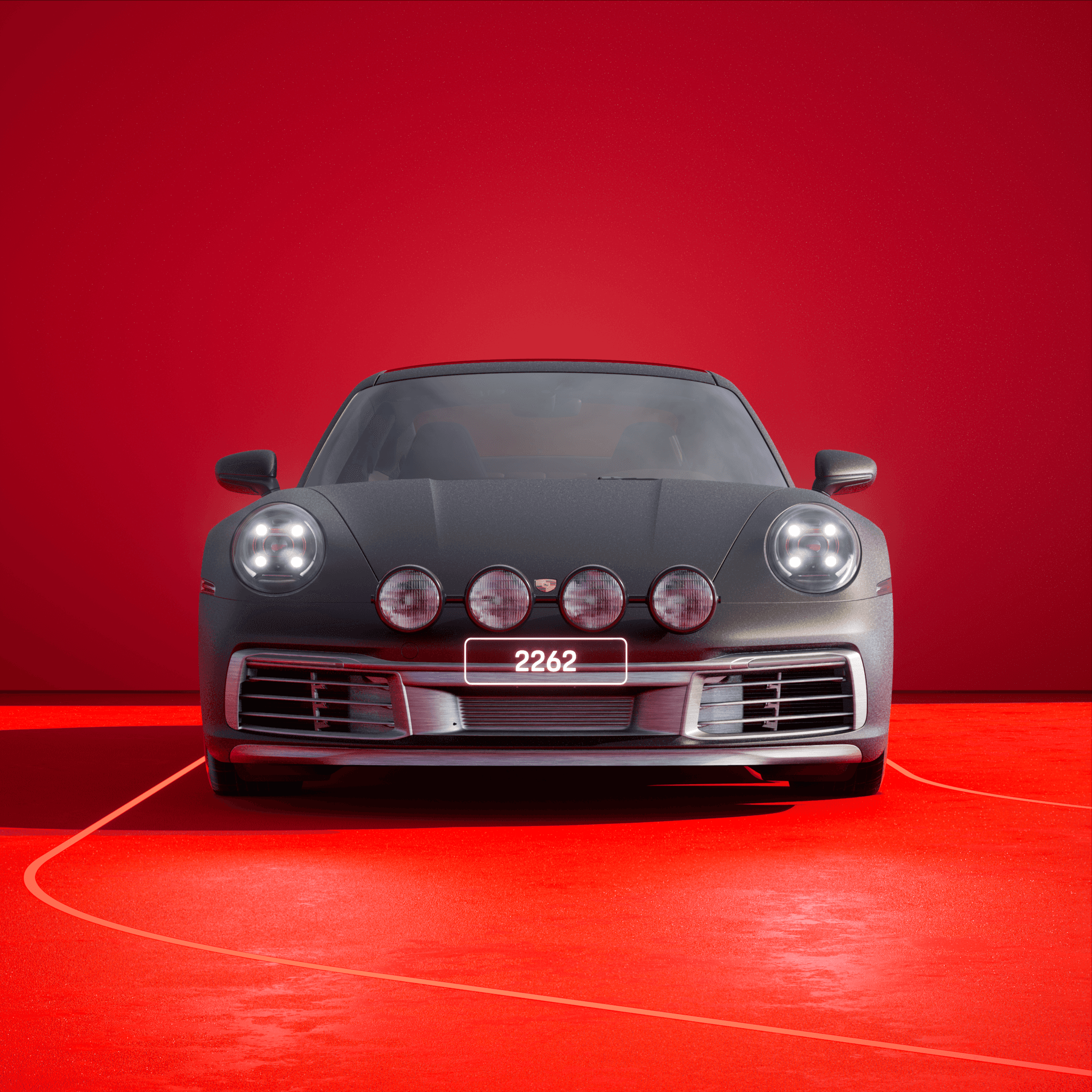 The PORSCHΞ 911 2262 image in phase