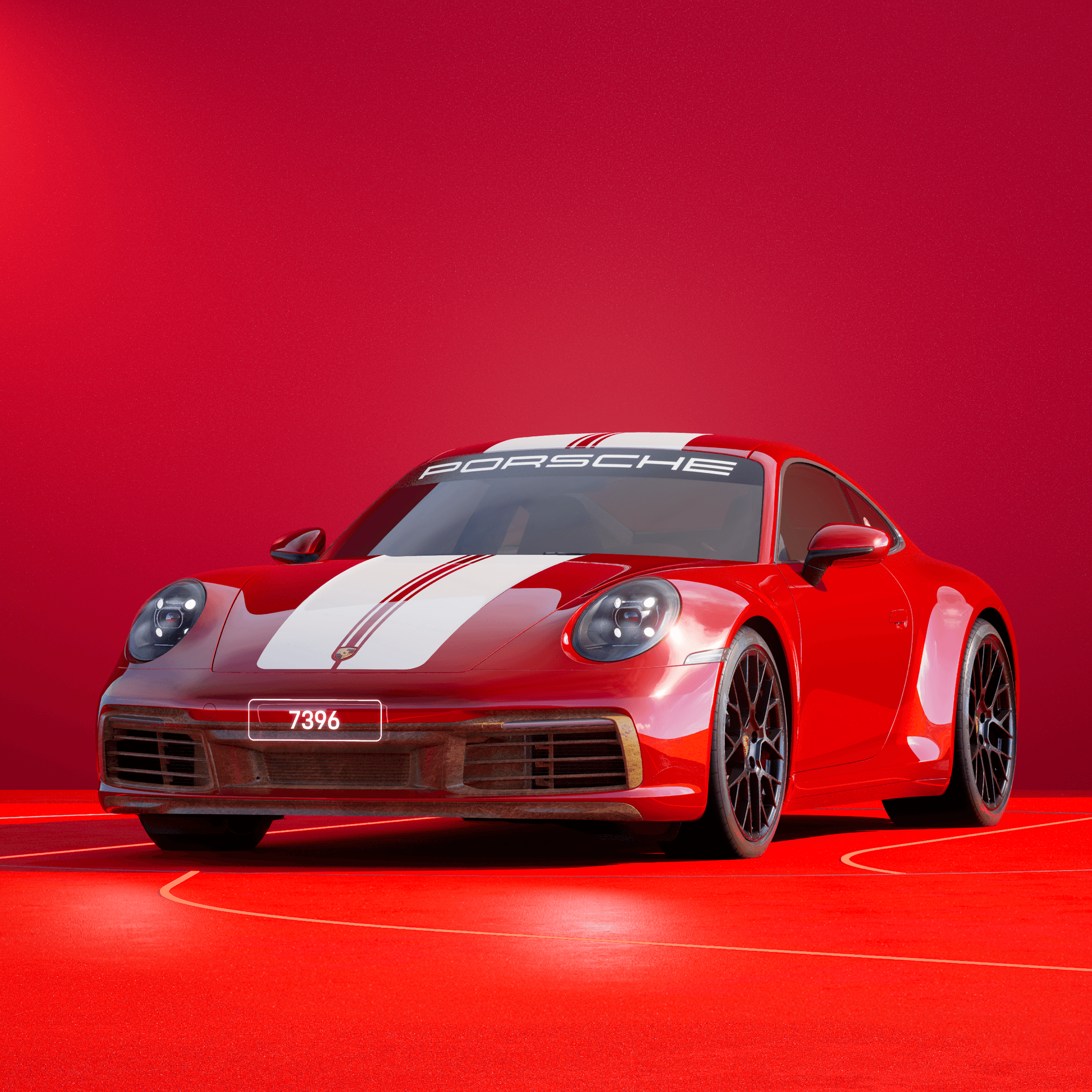 The PORSCHΞ 911 7396 image in phase
