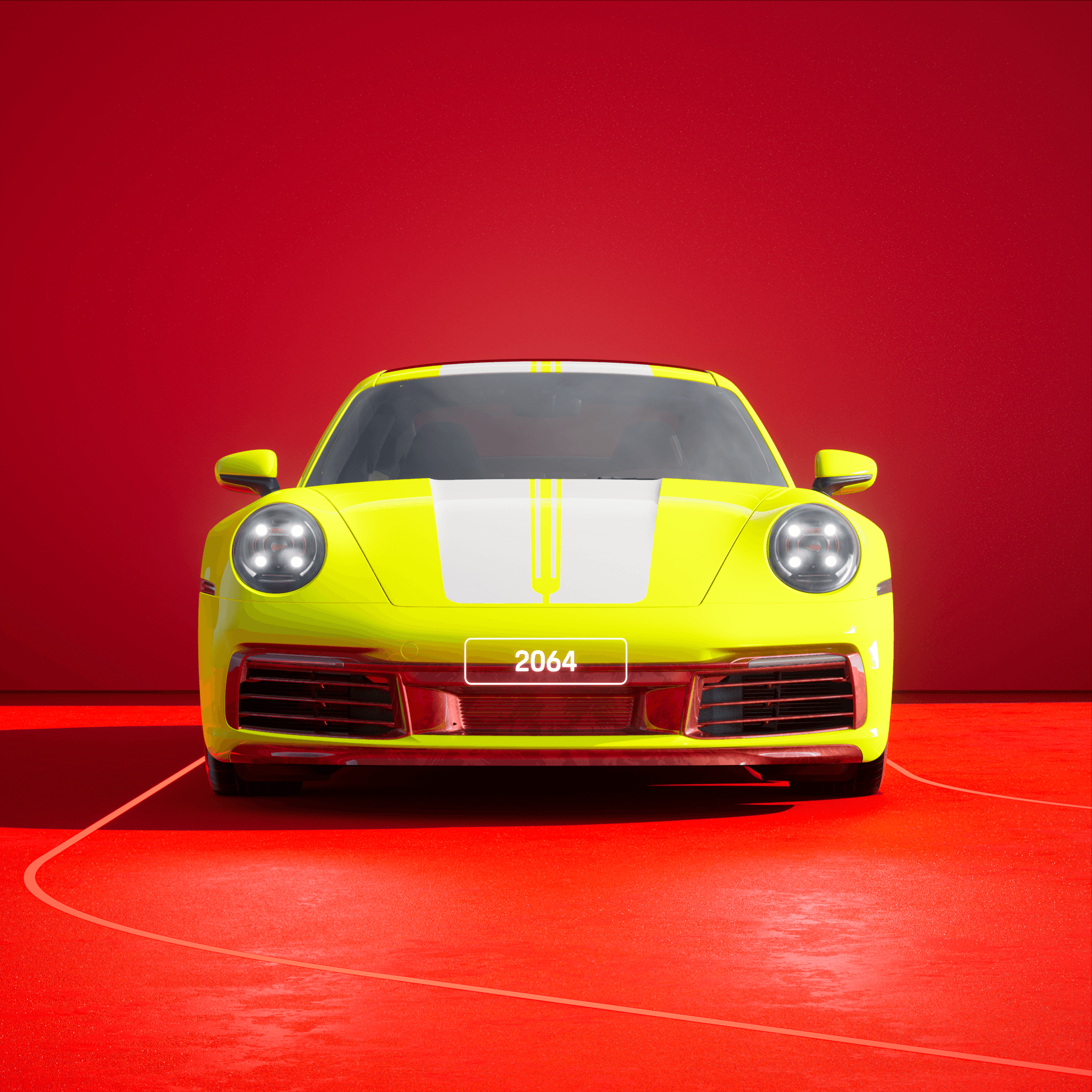 The PORSCHΞ 911 2064 image in phase