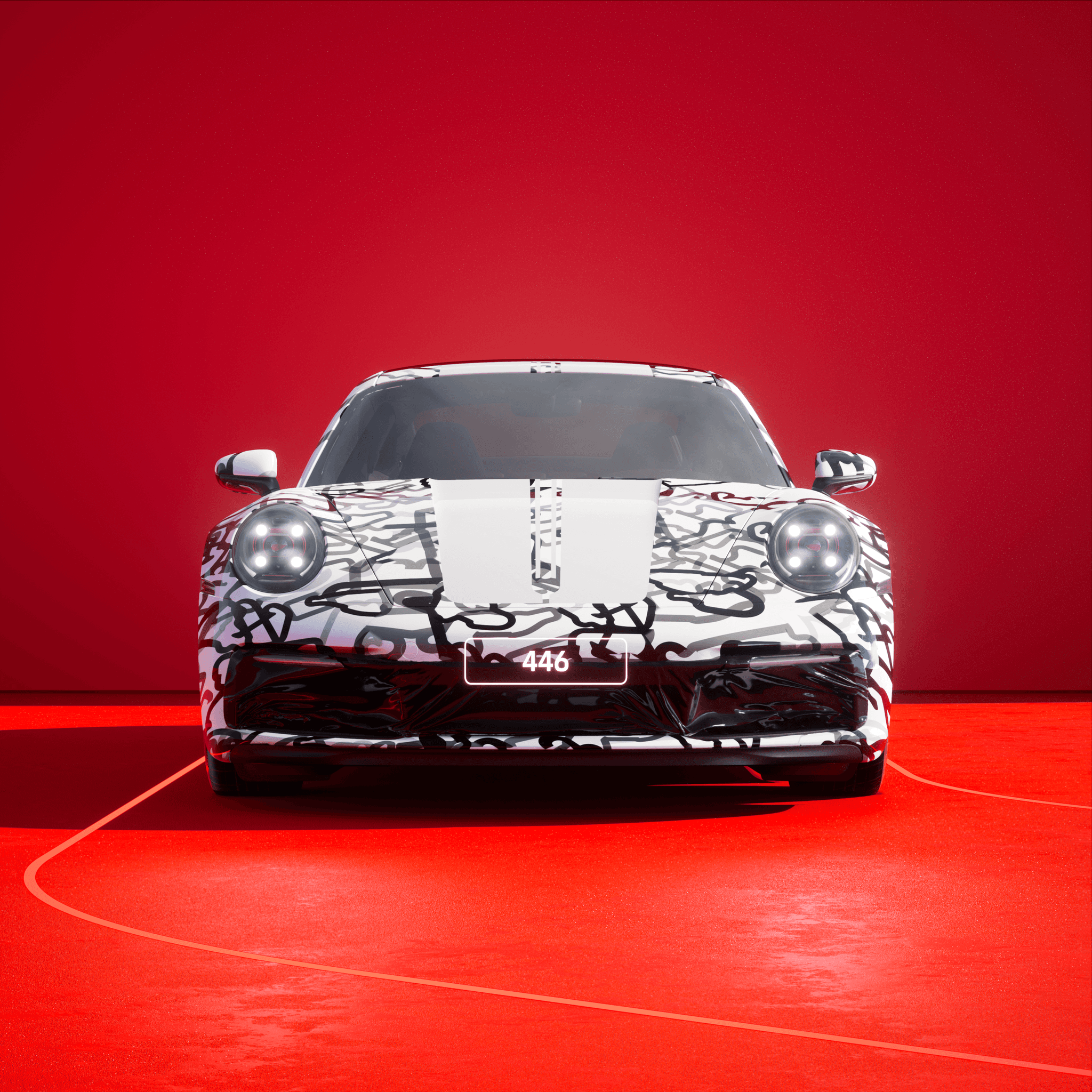 The PORSCHΞ 911 446 image in phase