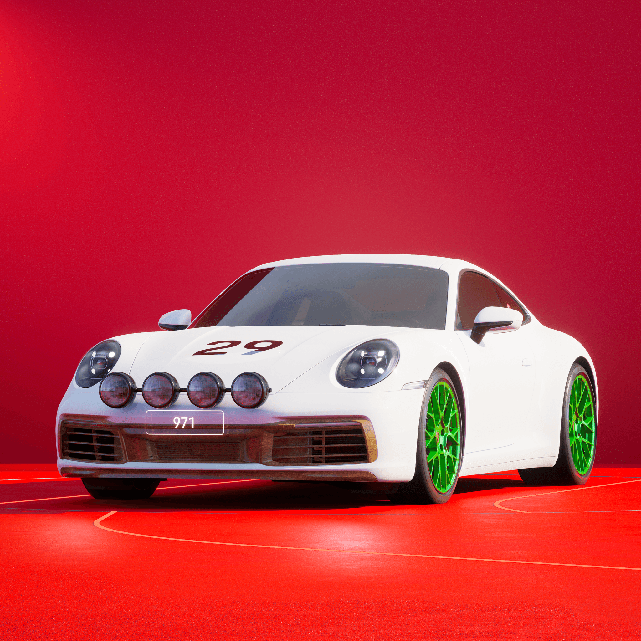 The PORSCHΞ 911 971 image in phase