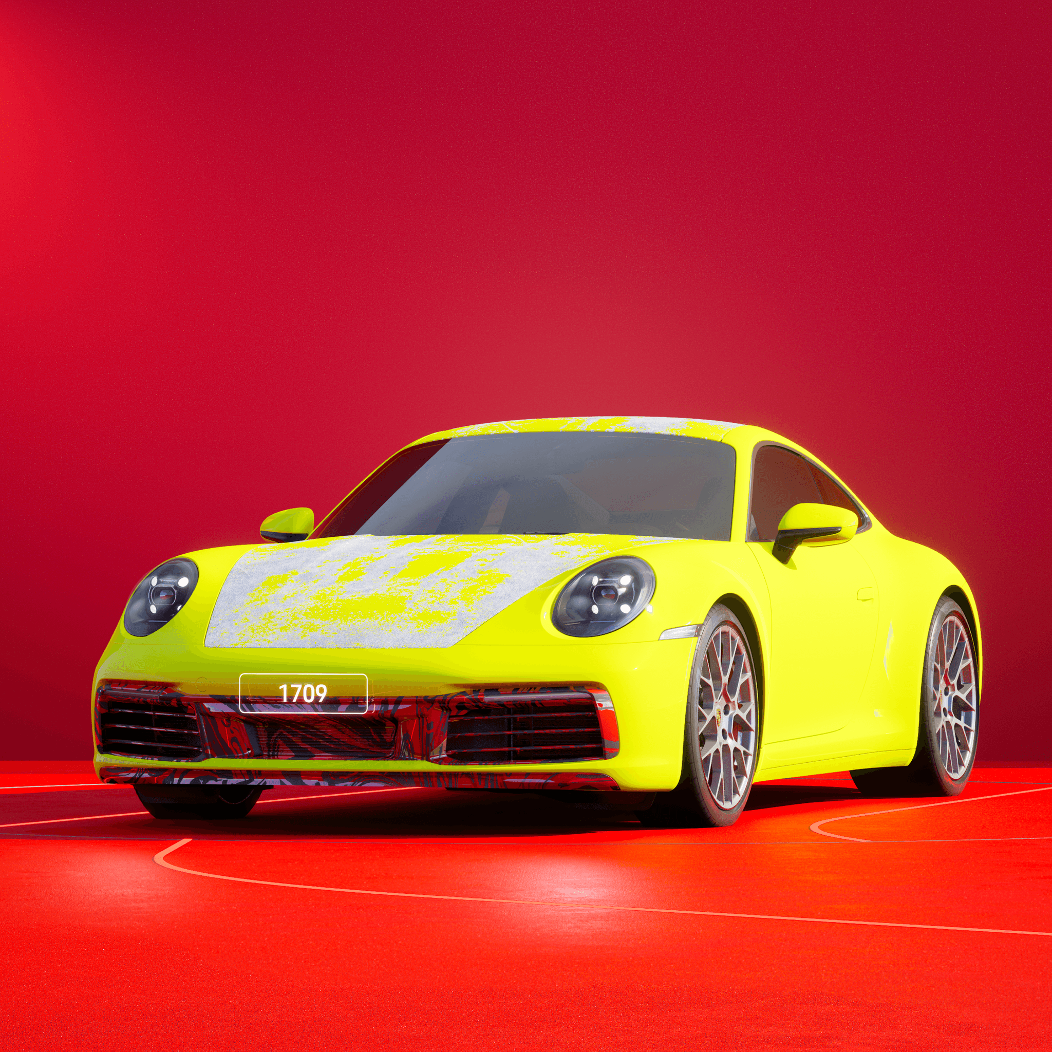 The PORSCHΞ 911 1709 image in phase