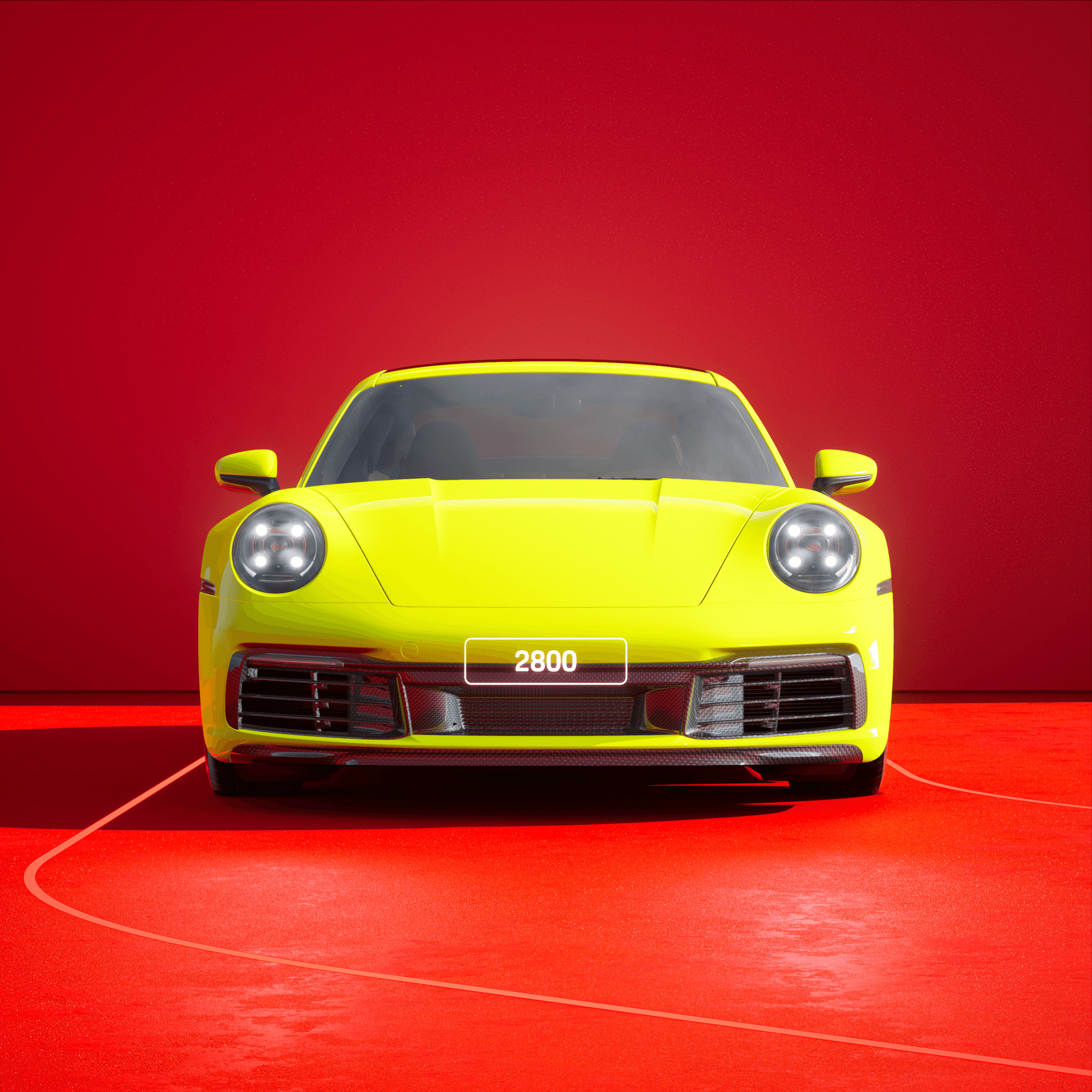 The PORSCHΞ 911 2800 image in phase