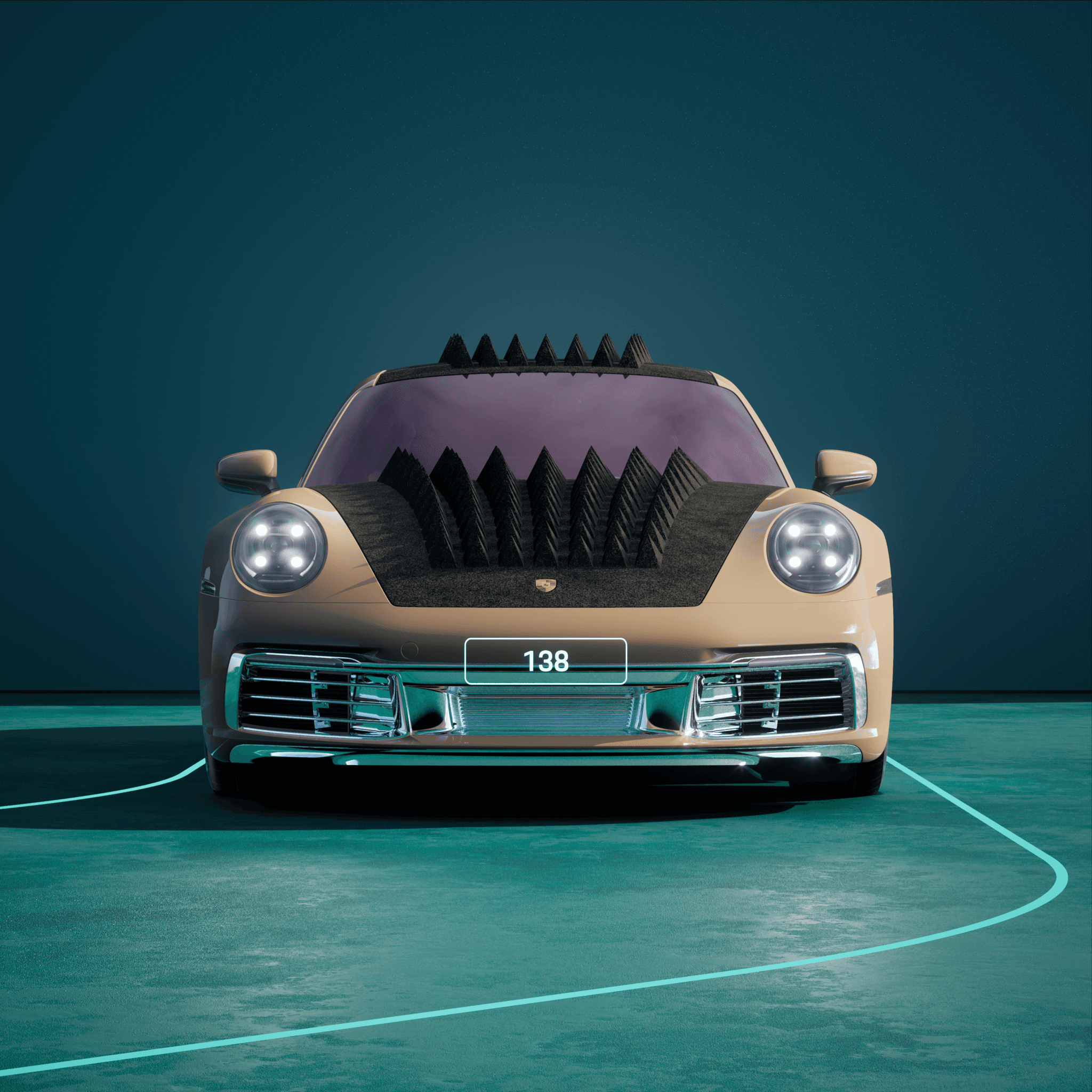 The PORSCHΞ 911 138 image in phase
