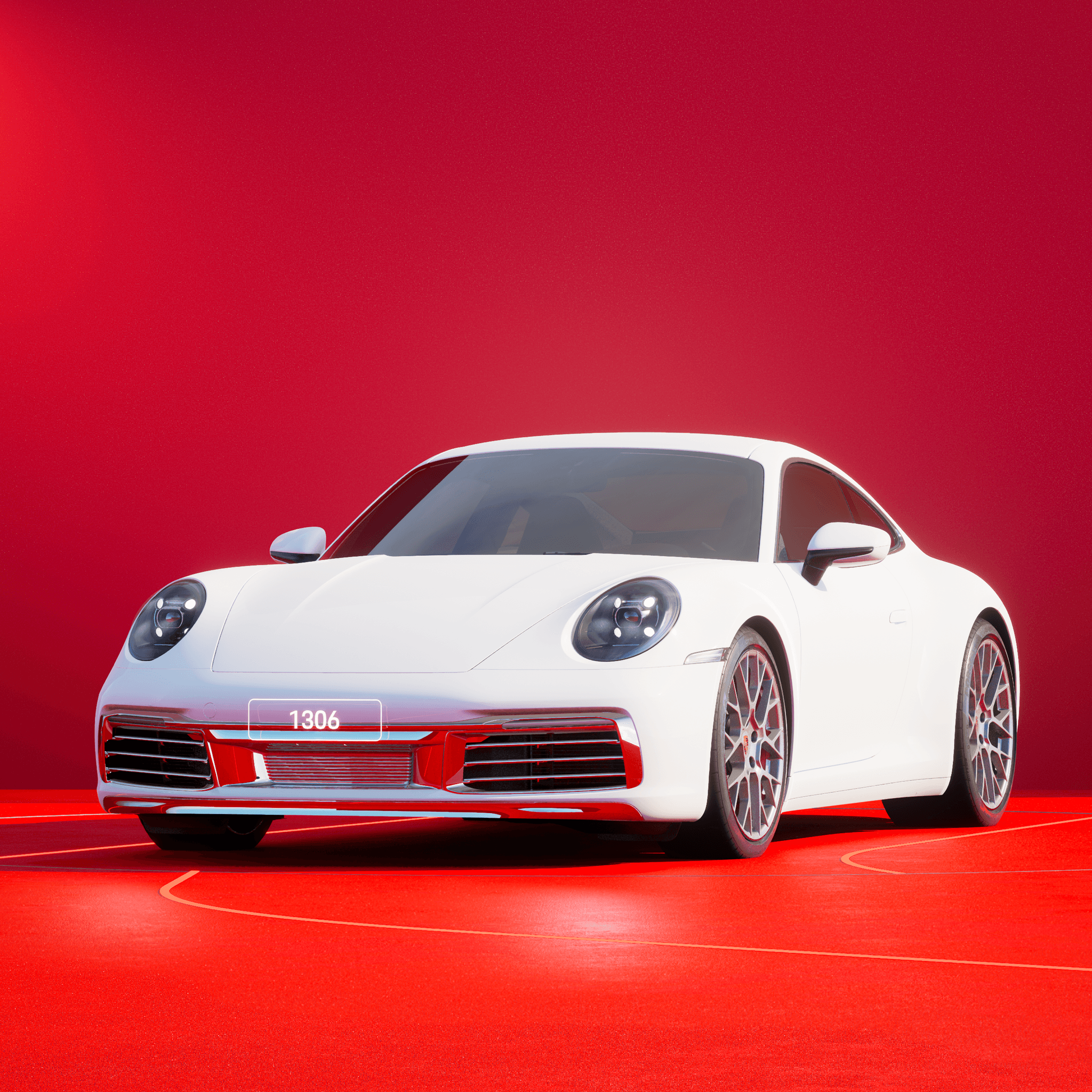 The PORSCHΞ 911 1306 image in phase