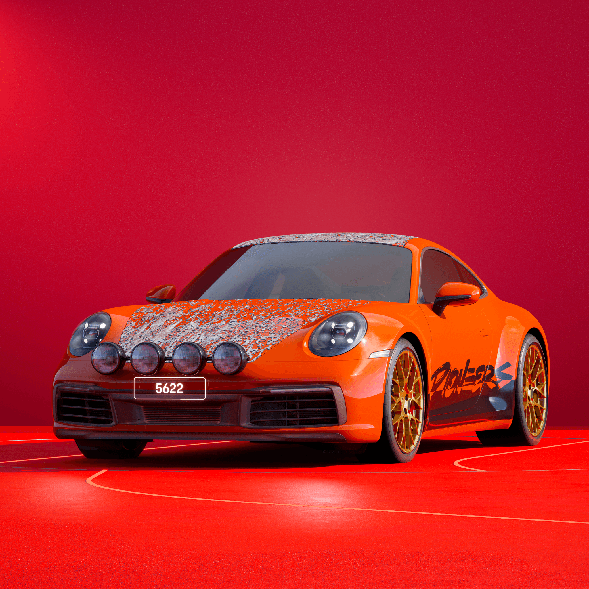 The PORSCHΞ 911 5622 image in phase