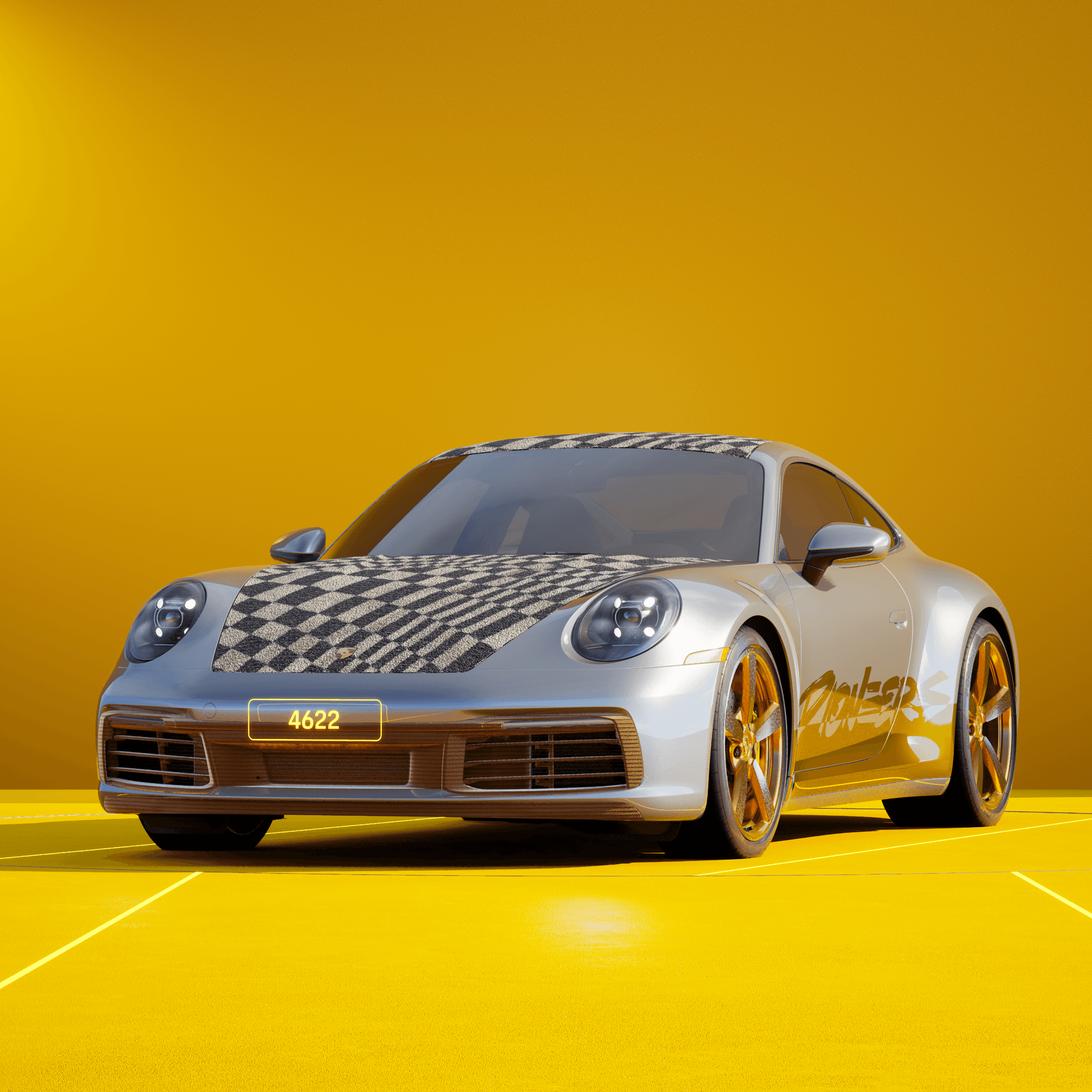 The PORSCHΞ 911 4622 image in phase