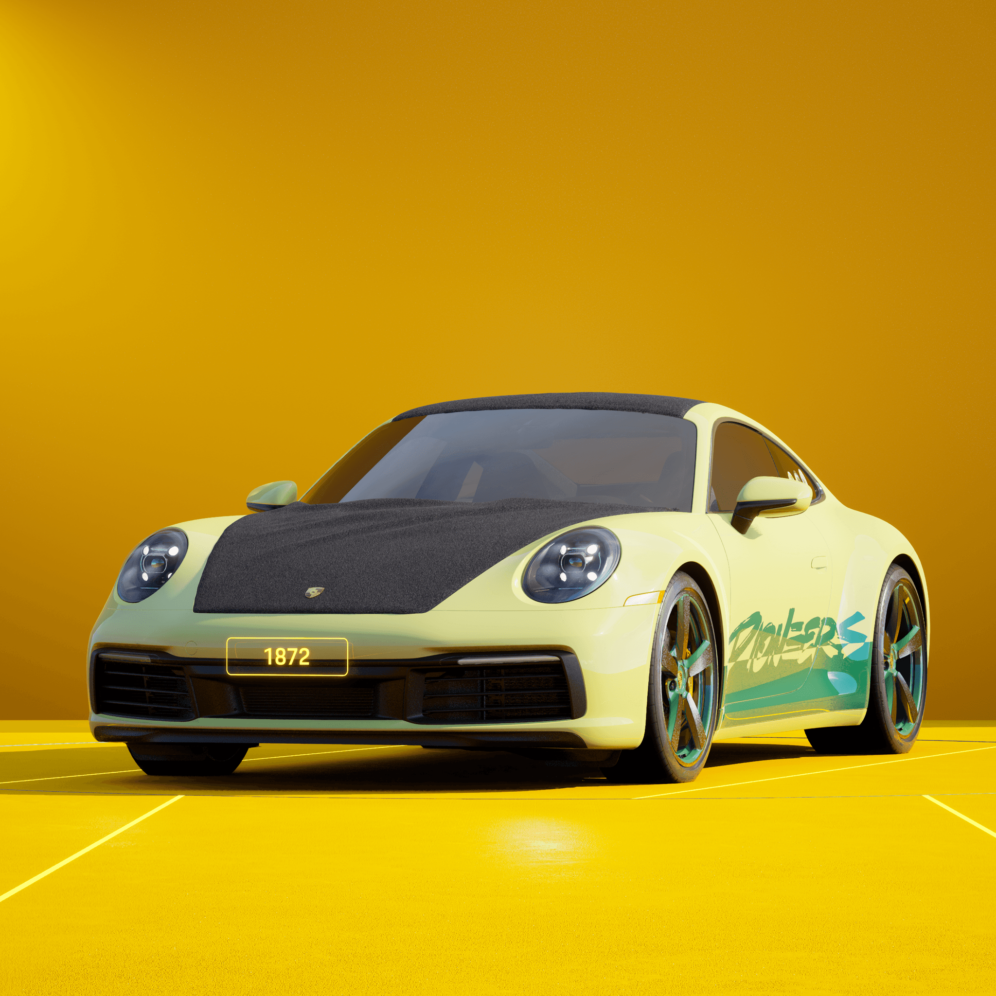 The PORSCHΞ 911 1872 image in phase