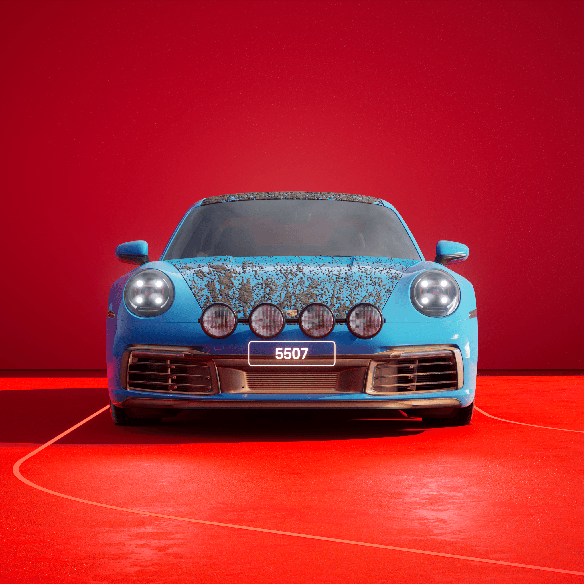 The PORSCHΞ 911 5507 image in phase