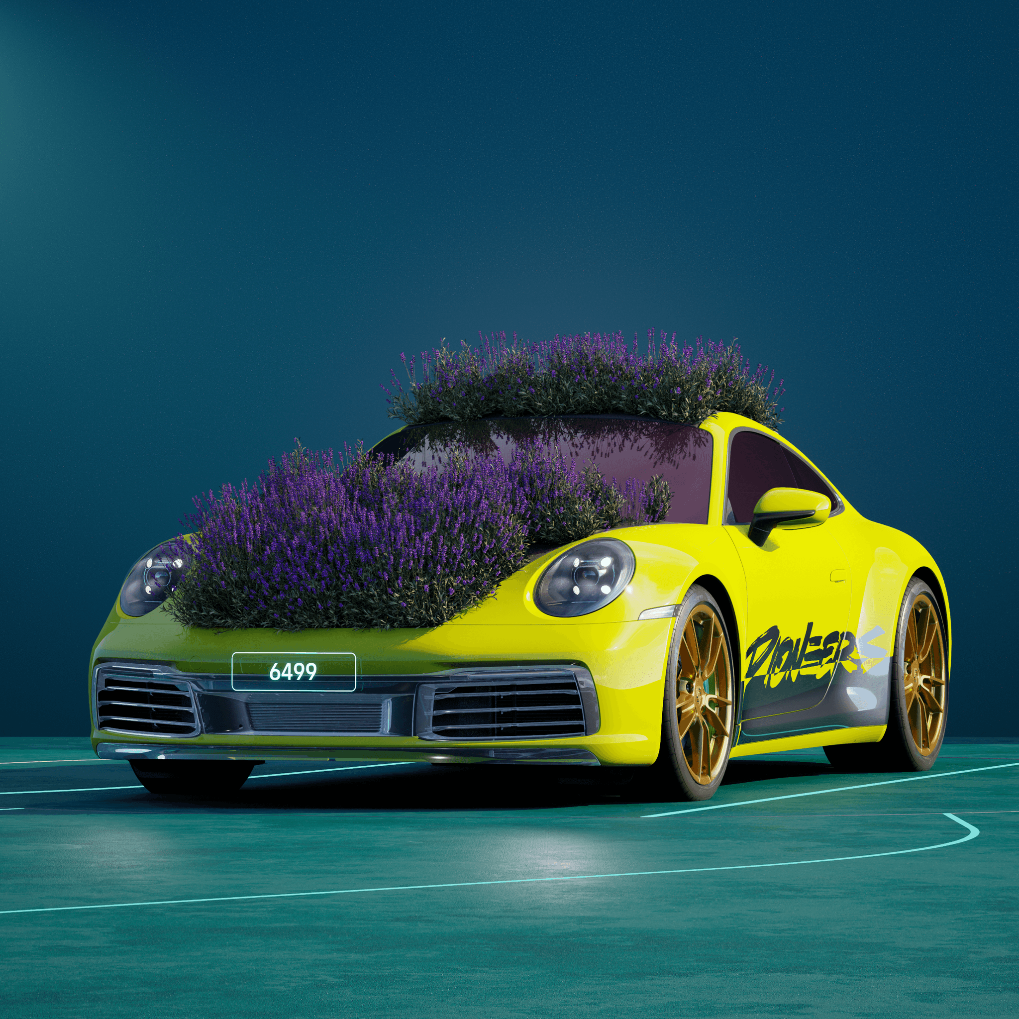 The PORSCHΞ 911 6499 image in phase