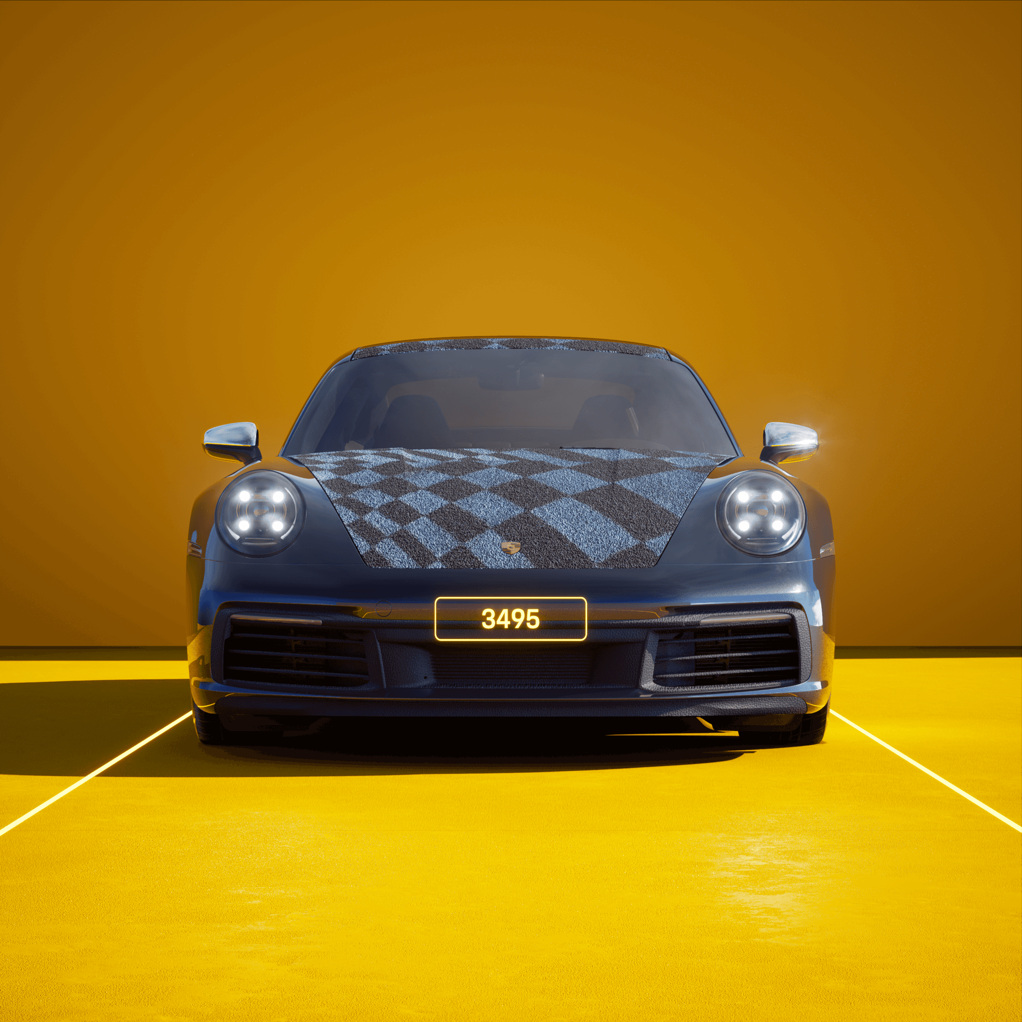 The PORSCHΞ 911 3495 image in phase