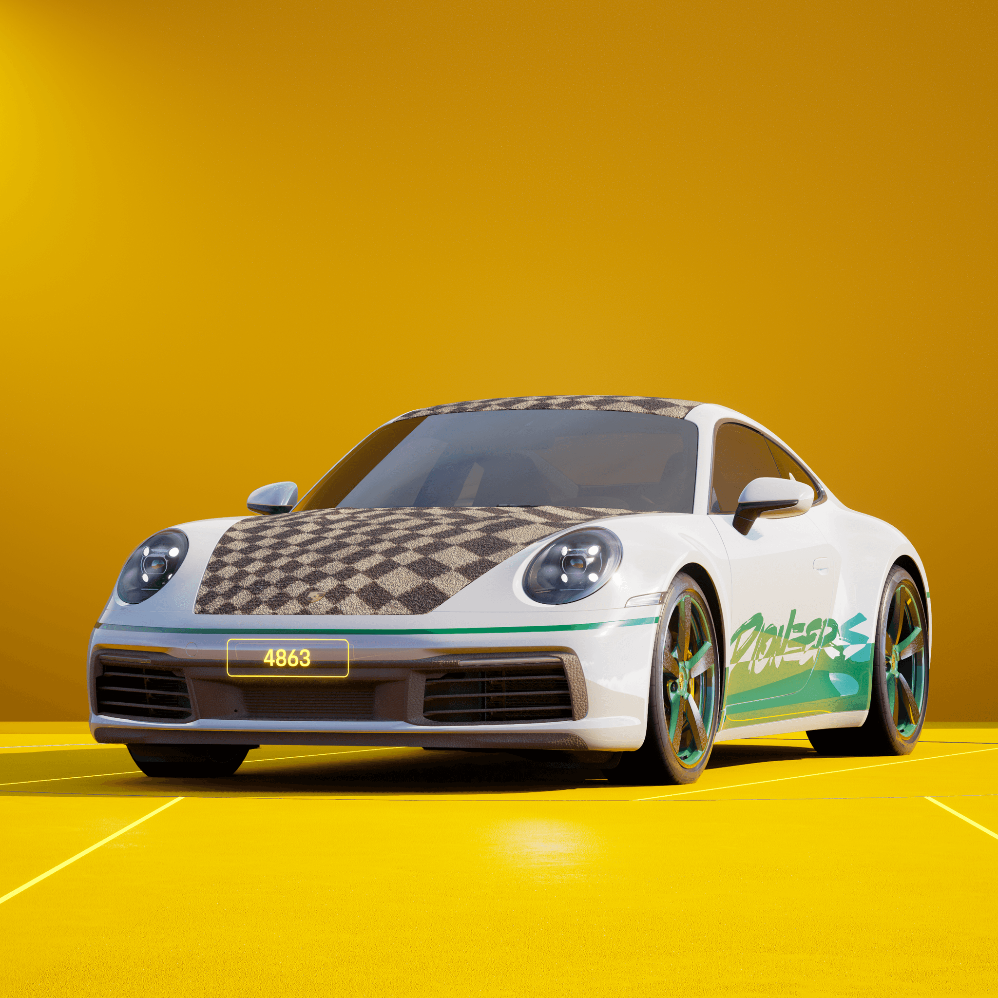 The PORSCHΞ 911 4863 image in phase