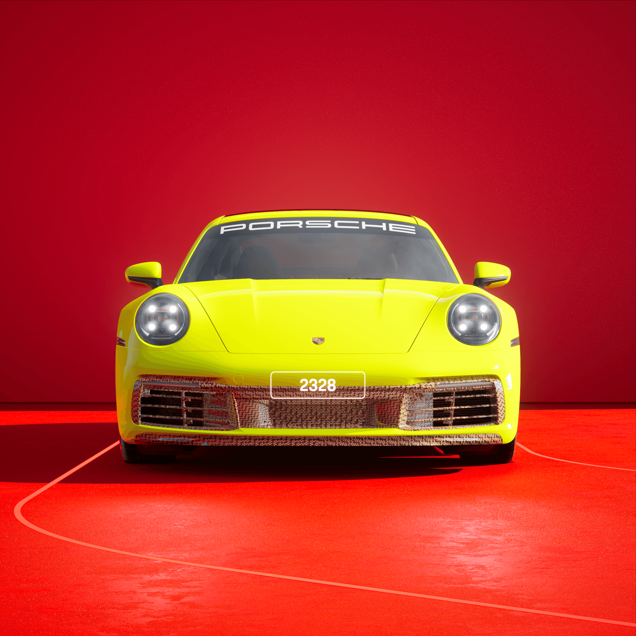 The PORSCHΞ 911 2328 image in phase