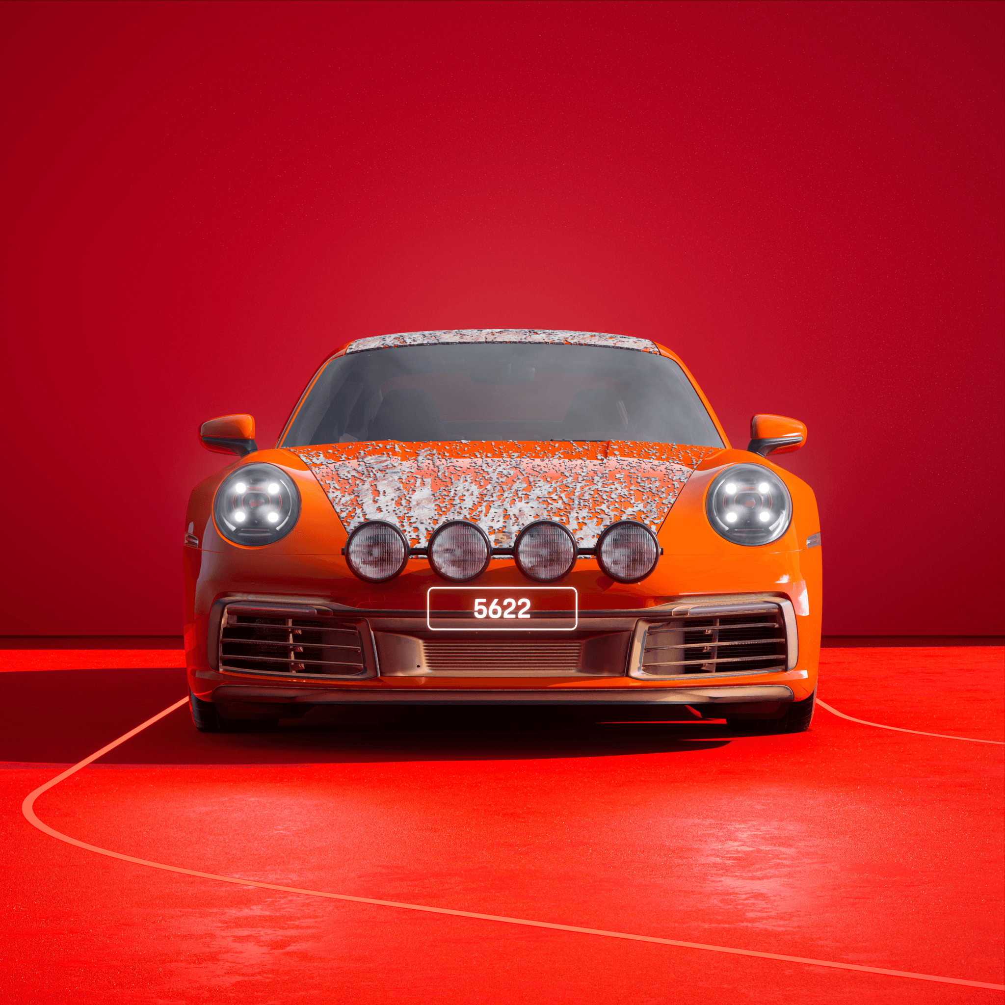 The PORSCHΞ 911 5622 image in phase