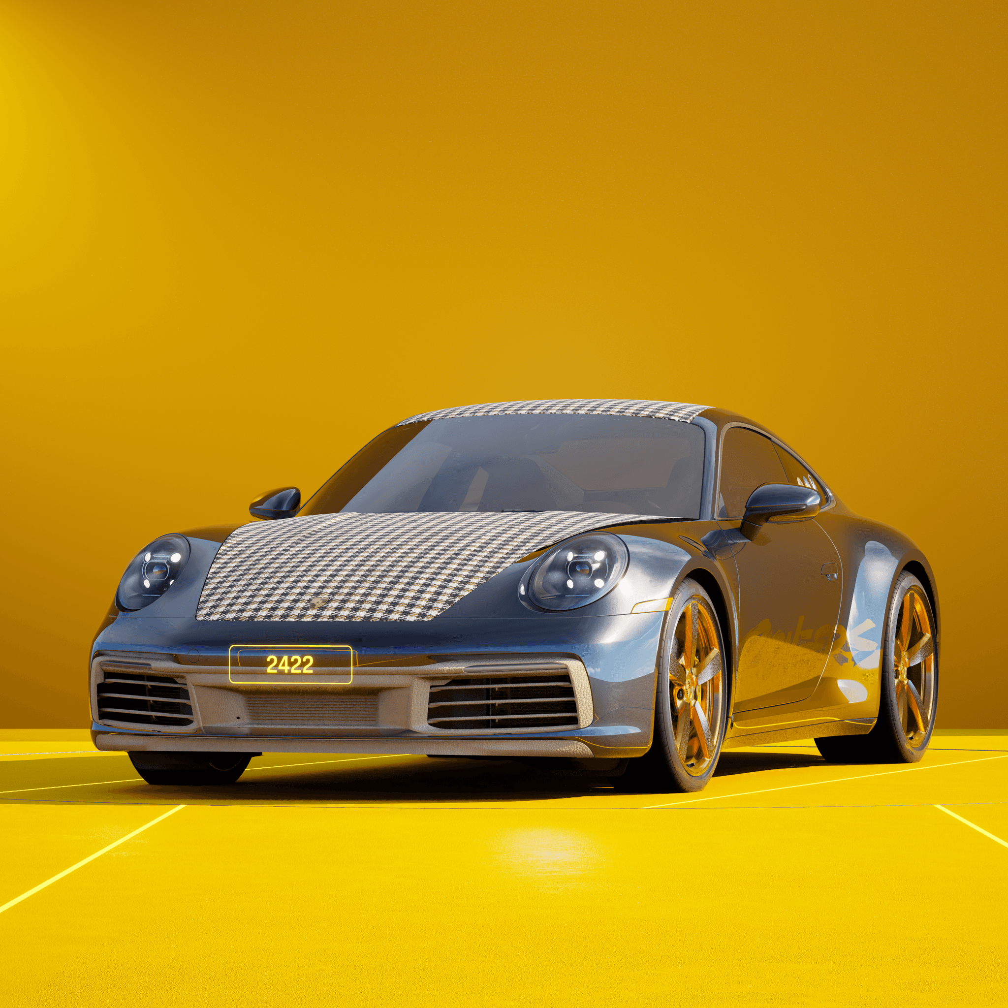 The PORSCHΞ 911 2422 image in phase
