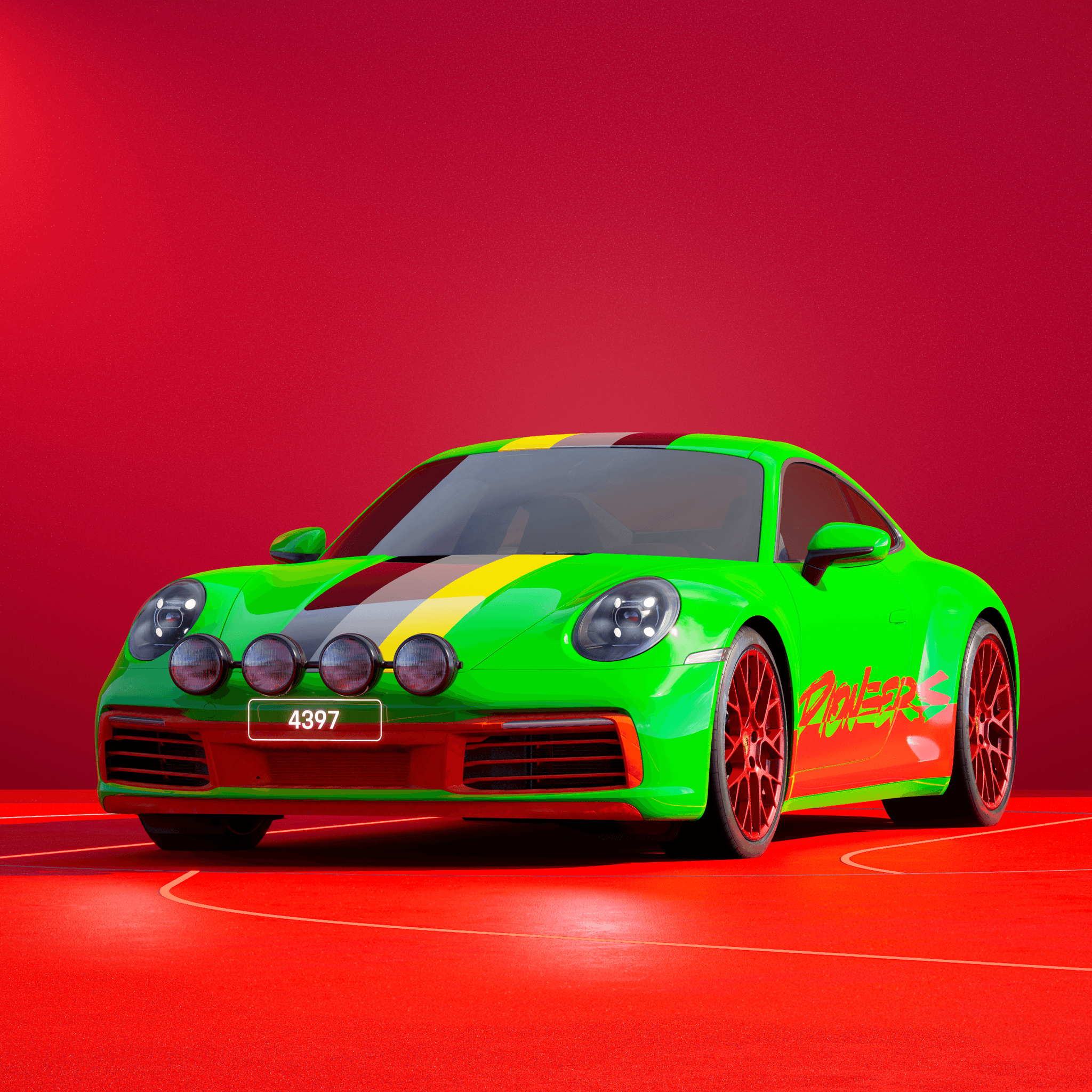 The PORSCHΞ 911 4397 image in phase