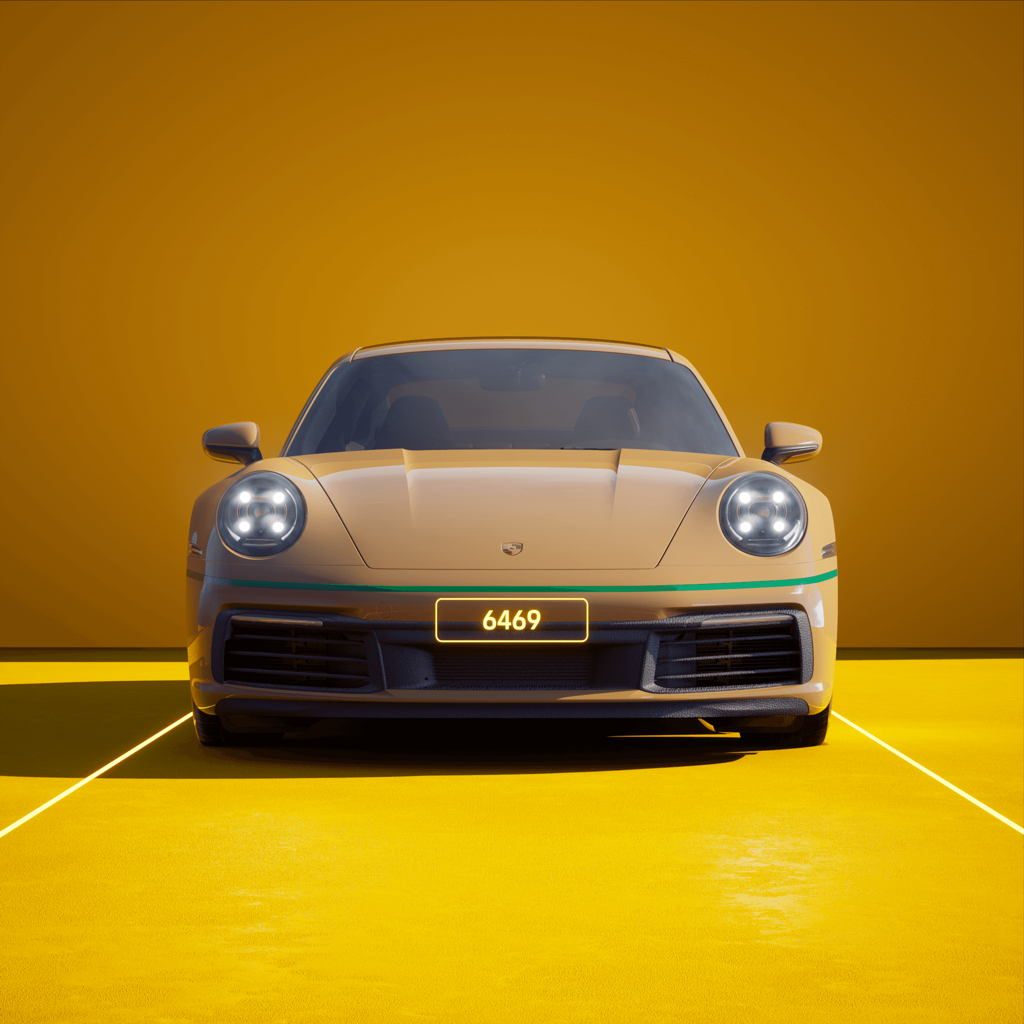 The PORSCHΞ 911 6469 image in phase