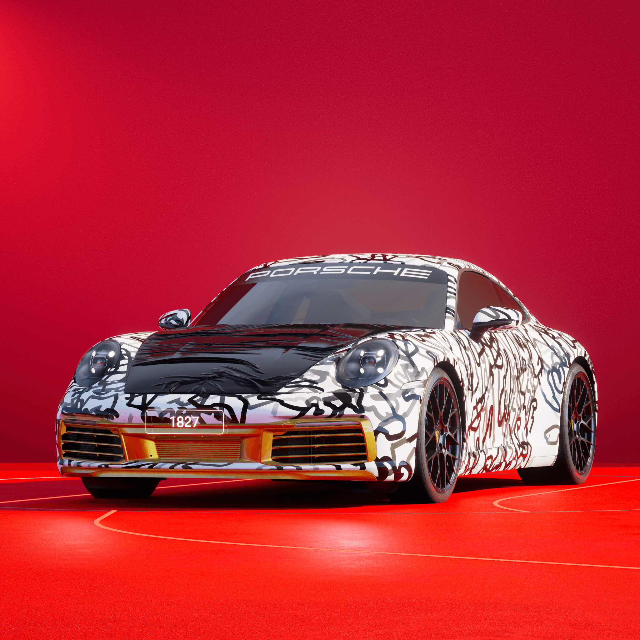 The PORSCHΞ 911 1827 image in phase