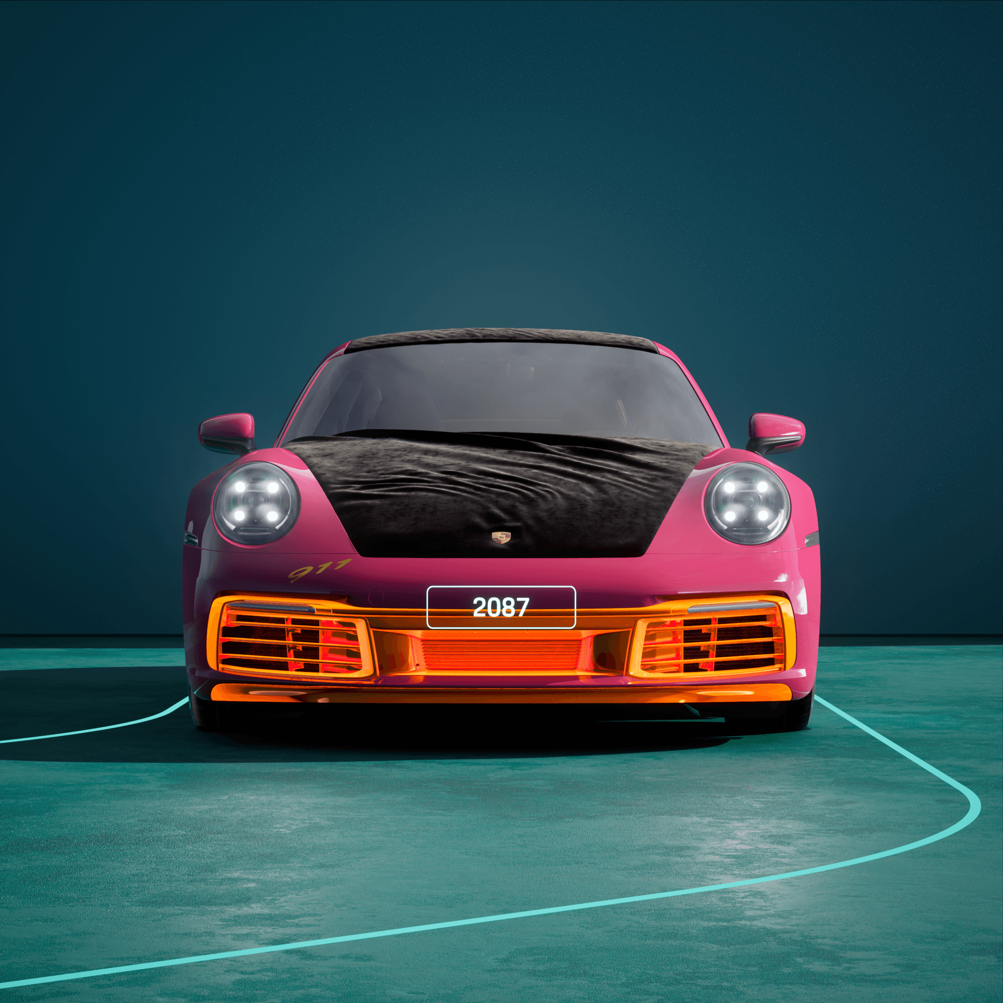 The PORSCHΞ 911 2087 image in phase