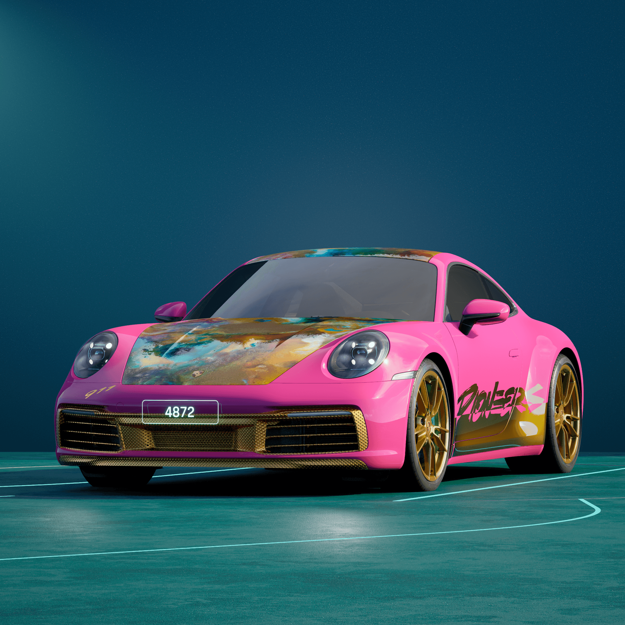 The PORSCHΞ 911 4872 image in phase