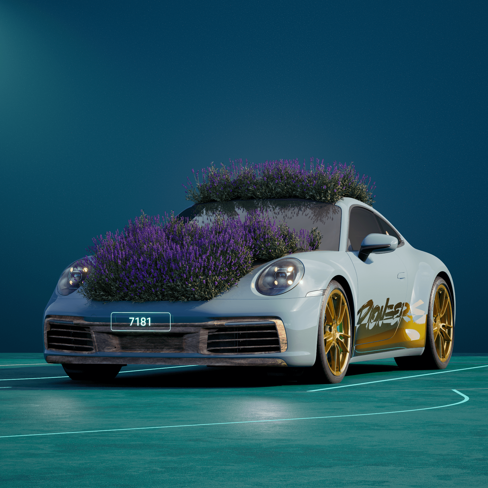 The PORSCHΞ 911 7181 image in phase