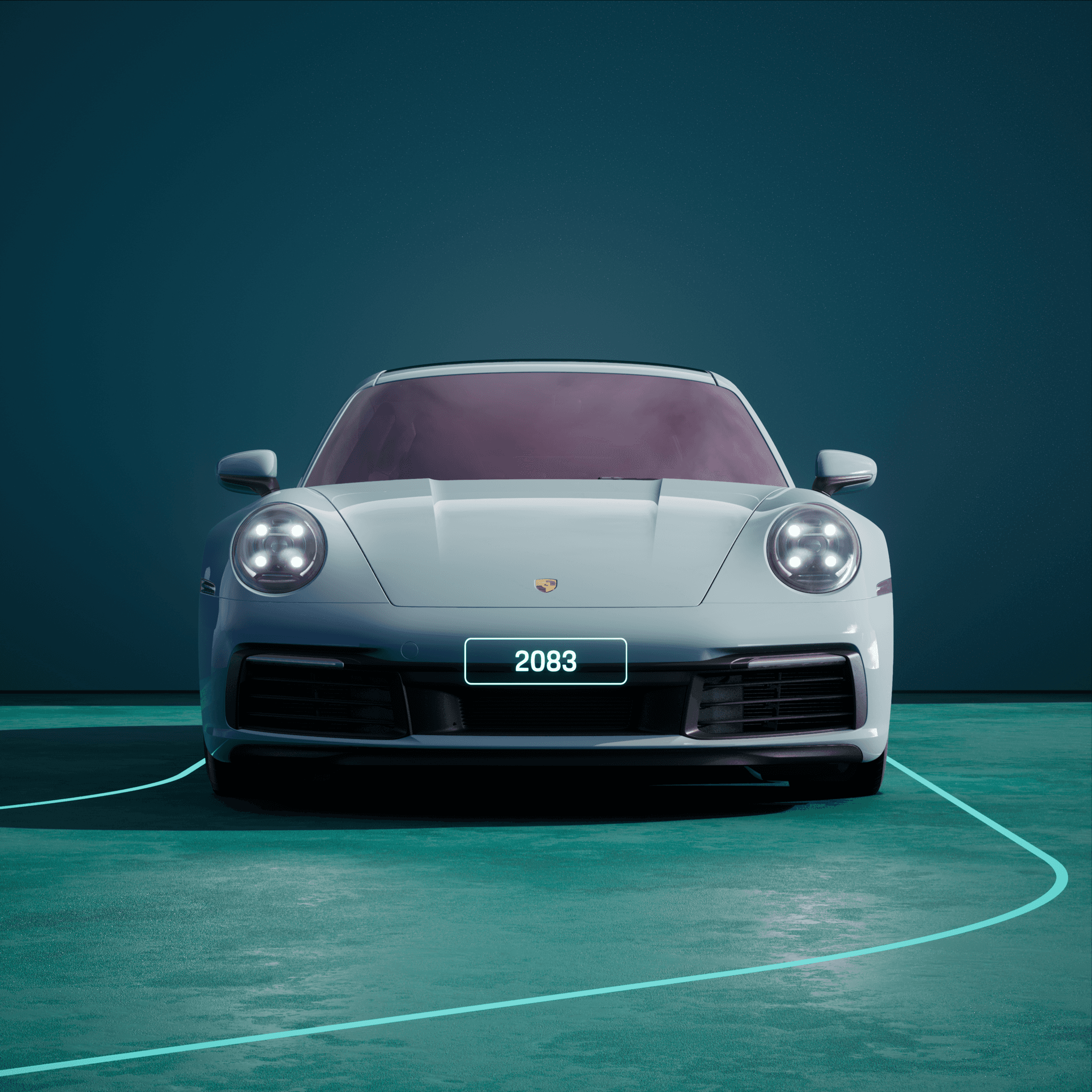 The PORSCHΞ 911 2083 image in phase