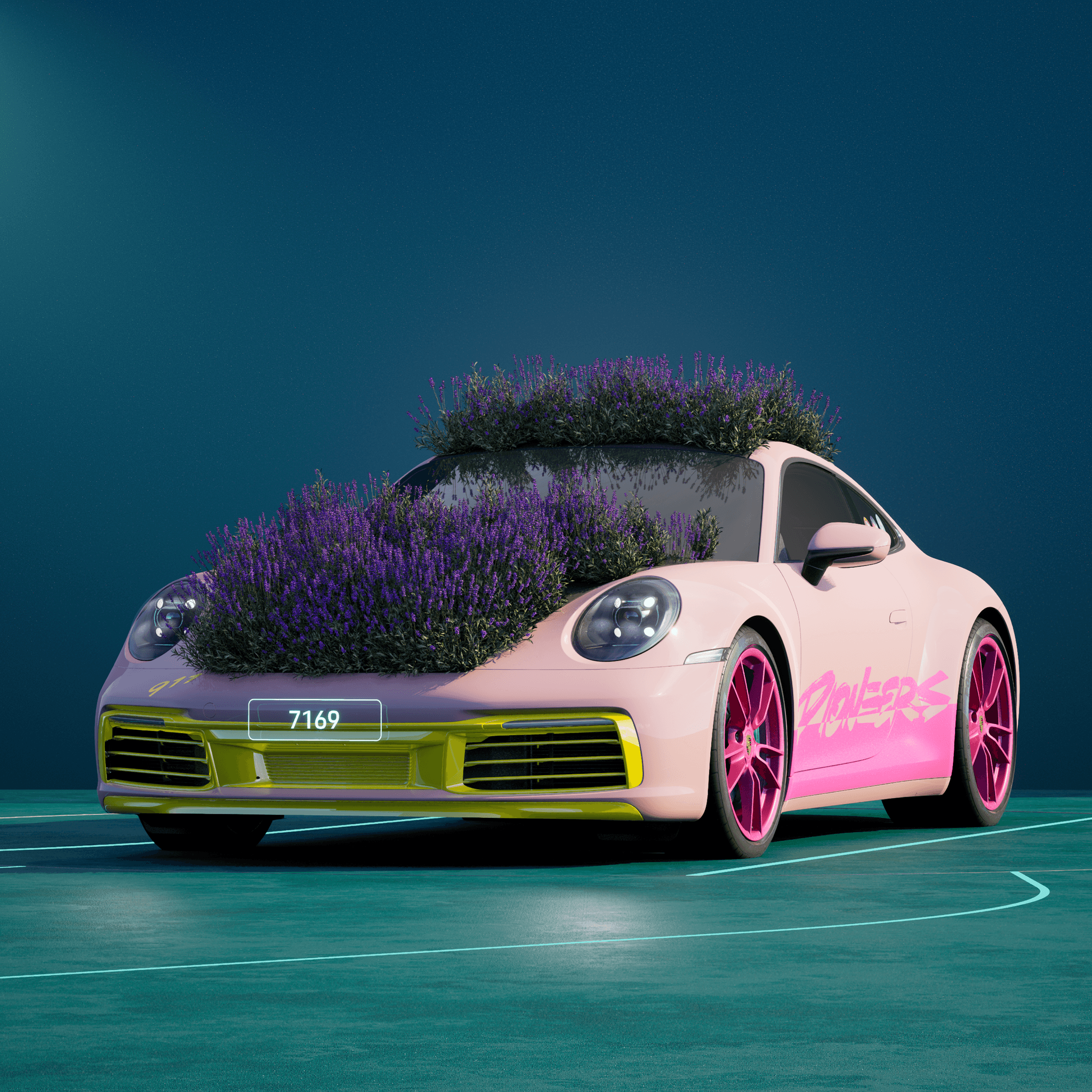 The PORSCHΞ 911 7169 image in phase
