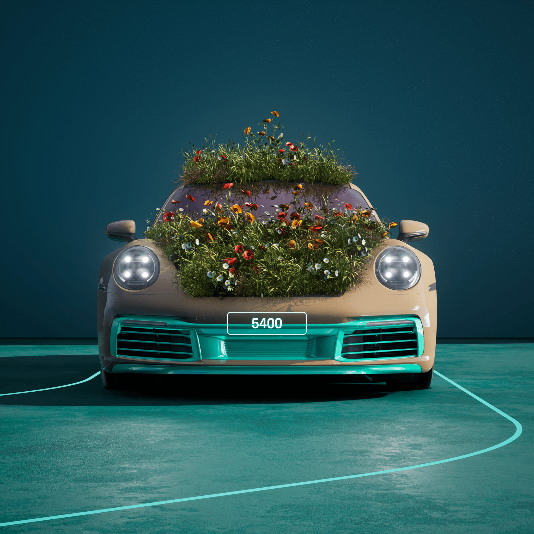 The PORSCHΞ 911 5400 image in phase