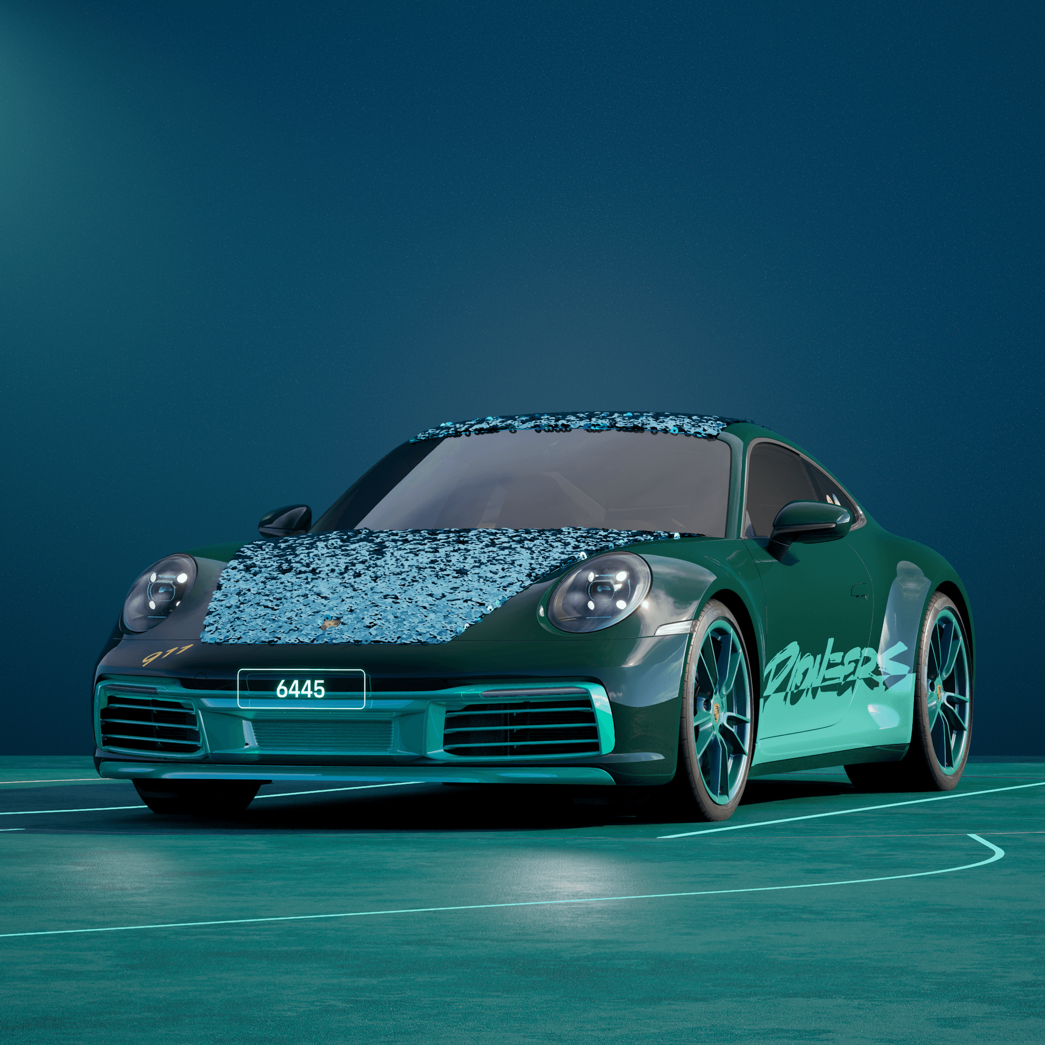 The PORSCHΞ 911 6445 image in phase