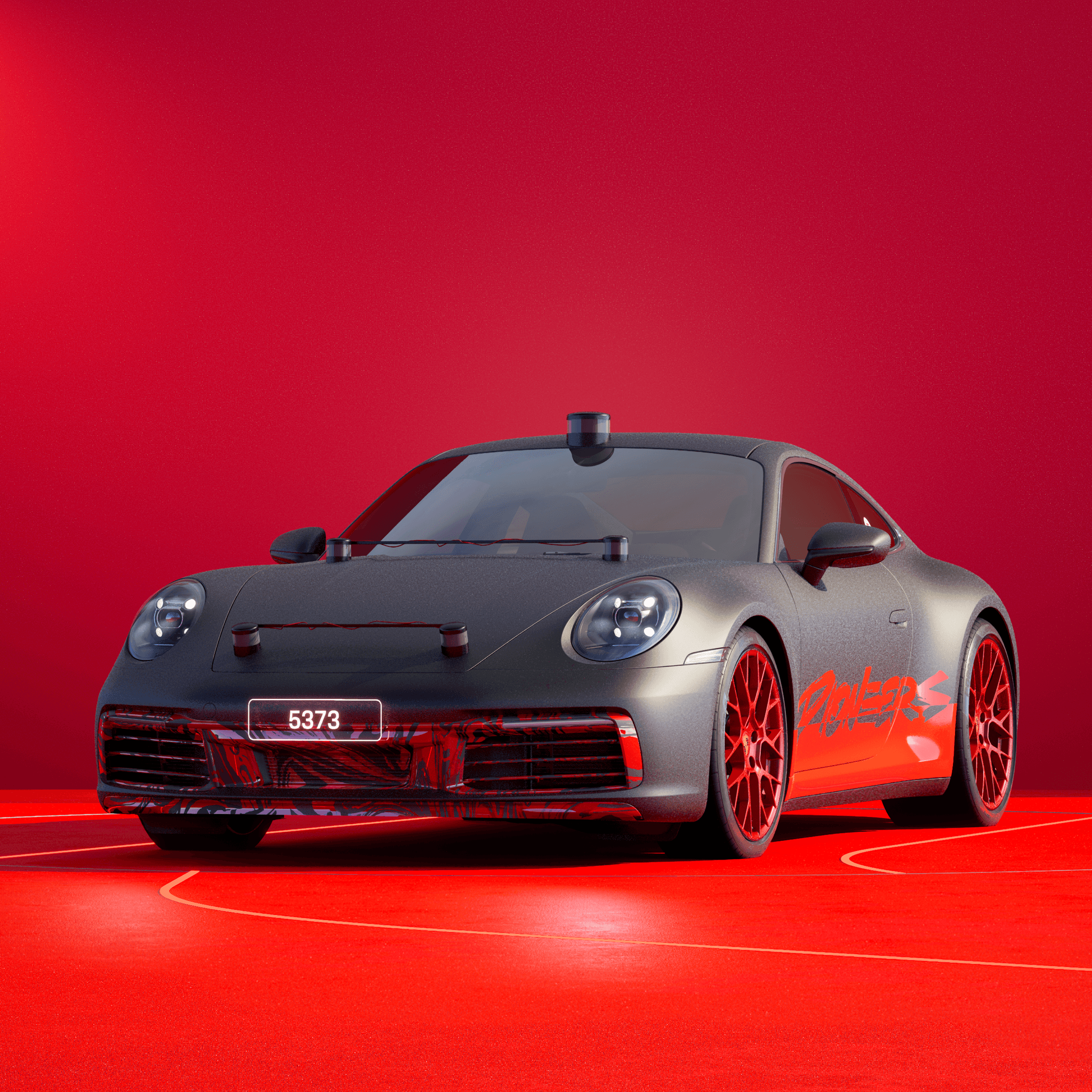The PORSCHΞ 911 5373 image in phase