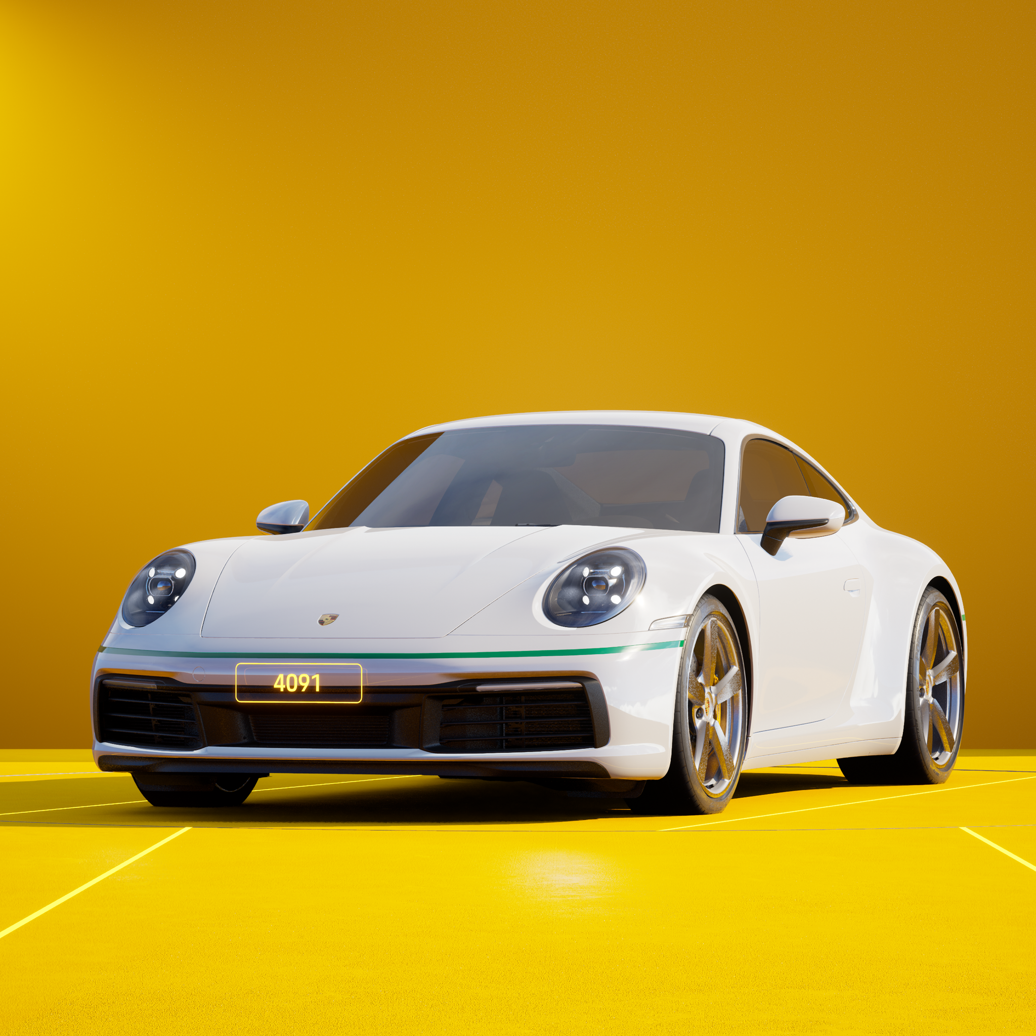 The PORSCHΞ 911 4091 image in phase