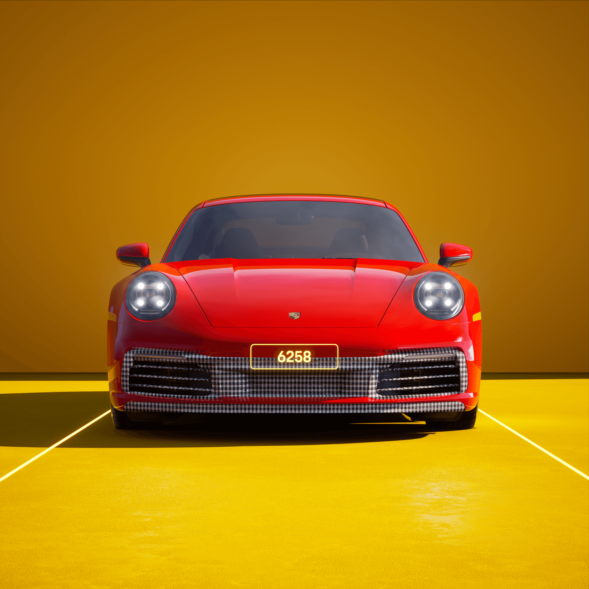 The PORSCHΞ 911 6258 image in phase