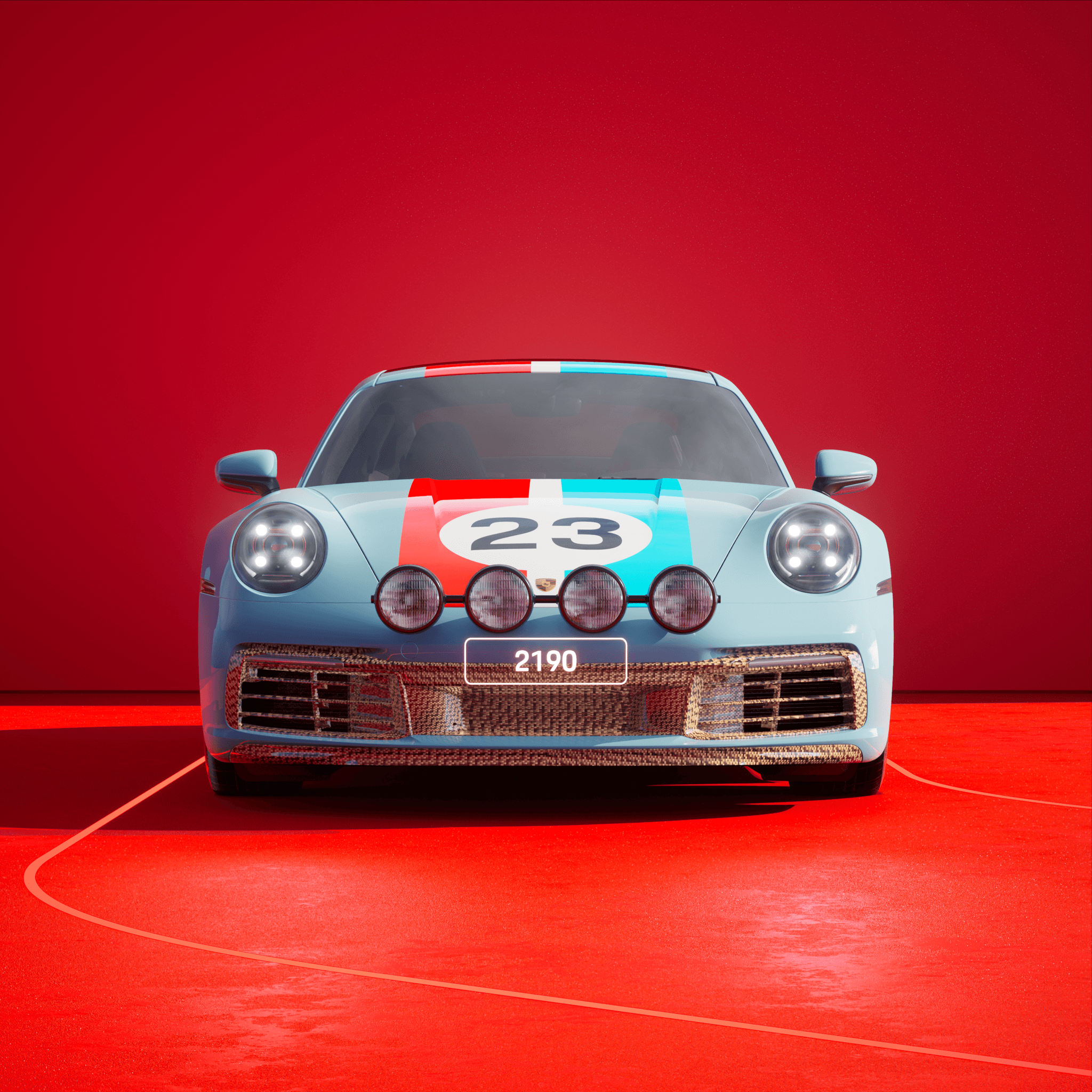 The PORSCHΞ 911 2190 image in phase