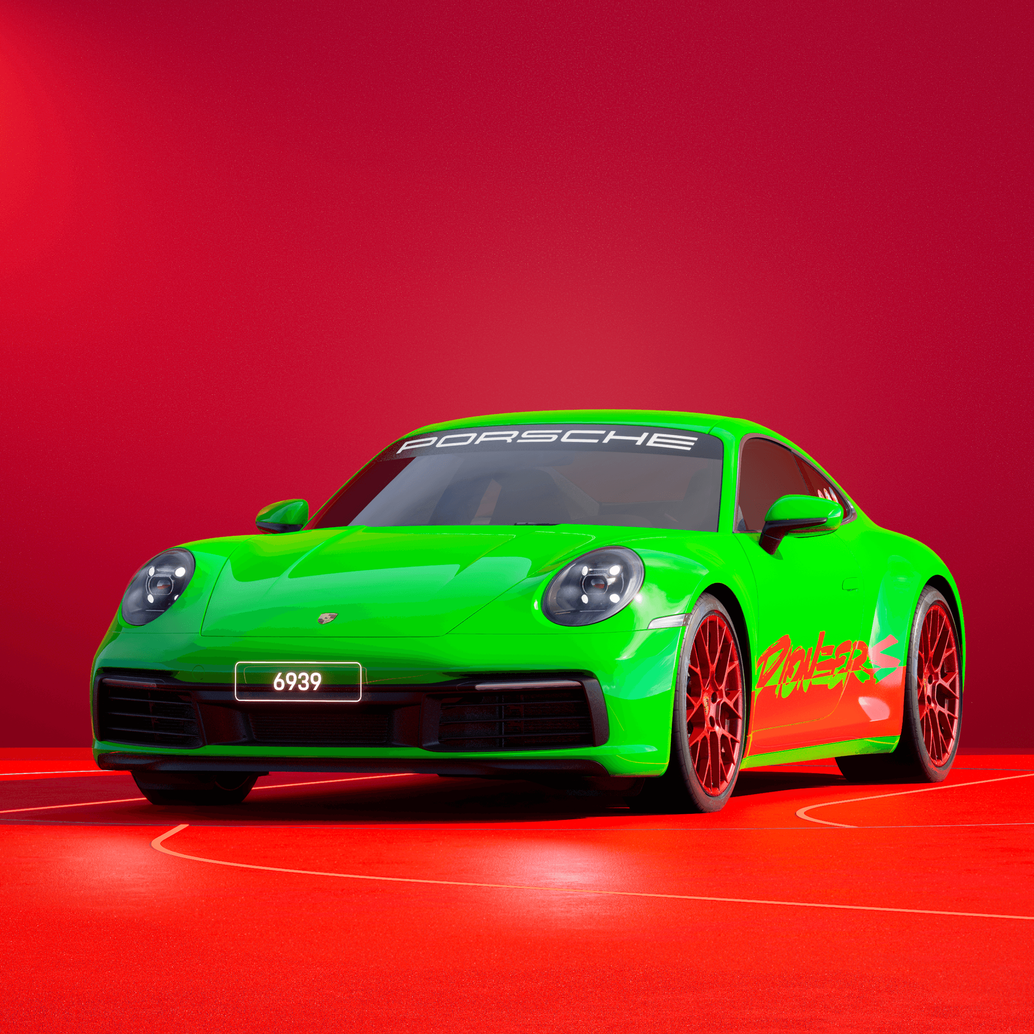 The PORSCHΞ 911 6939 image in phase