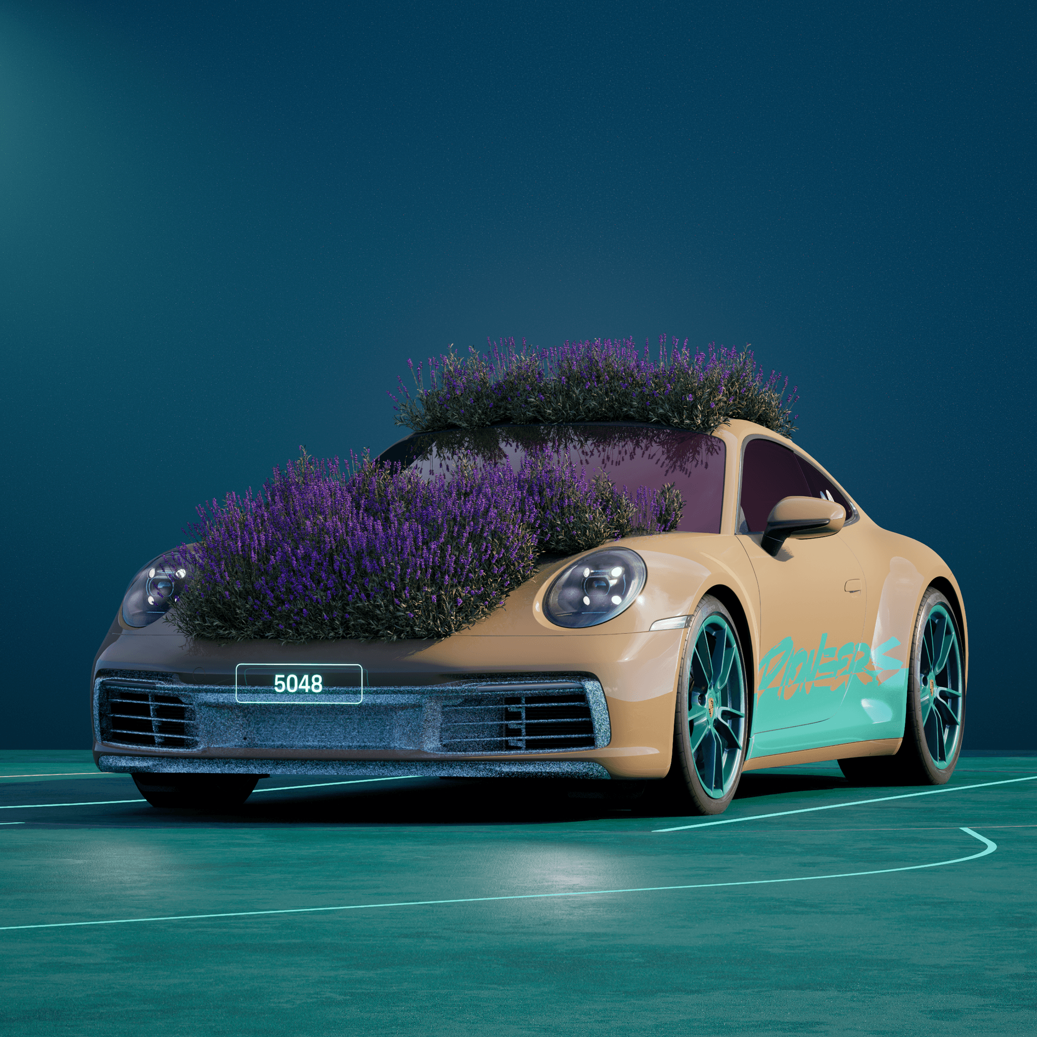 The PORSCHΞ 911 5048 image in phase