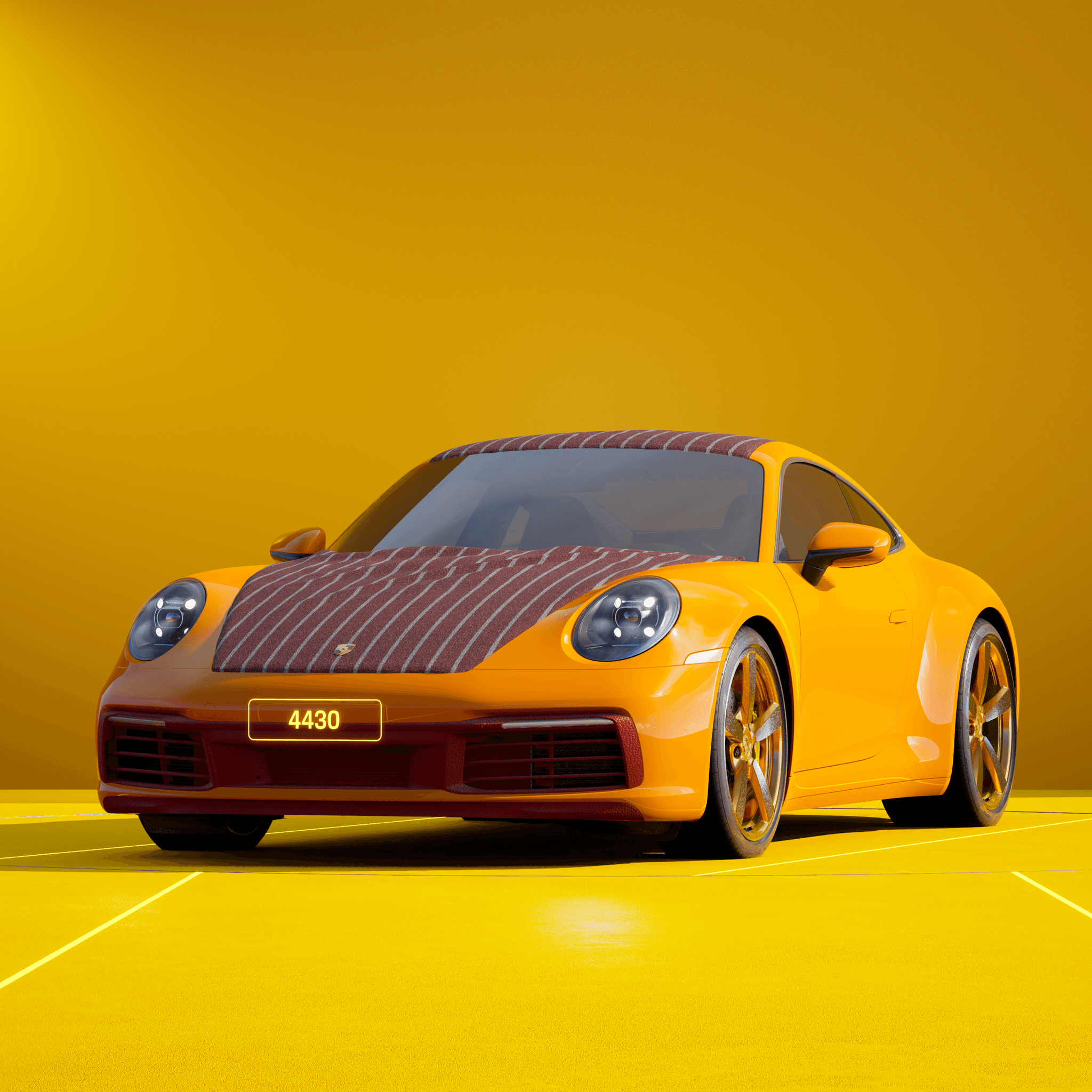 The PORSCHΞ 911 4430 image in phase
