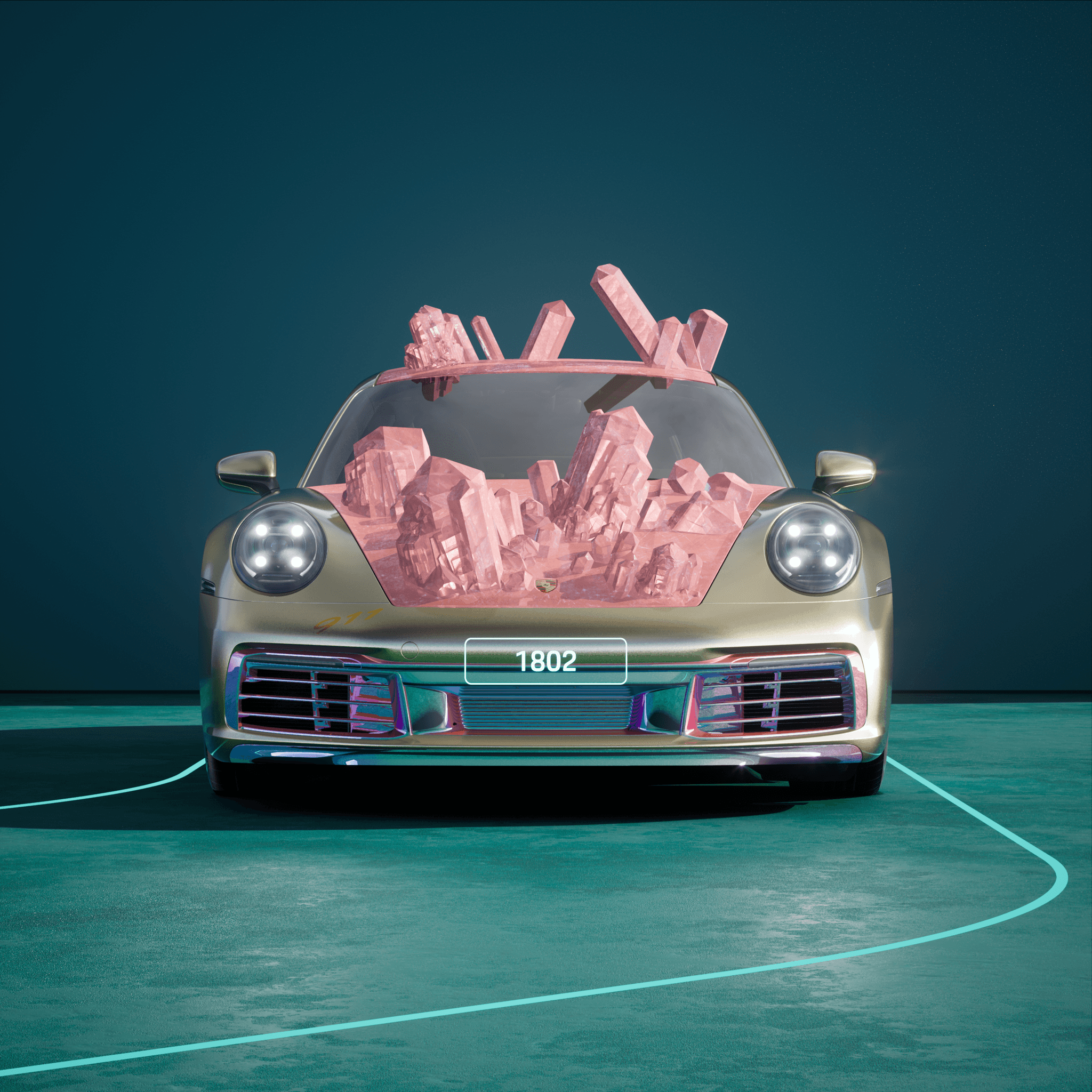 The PORSCHΞ 911 1802 image in phase