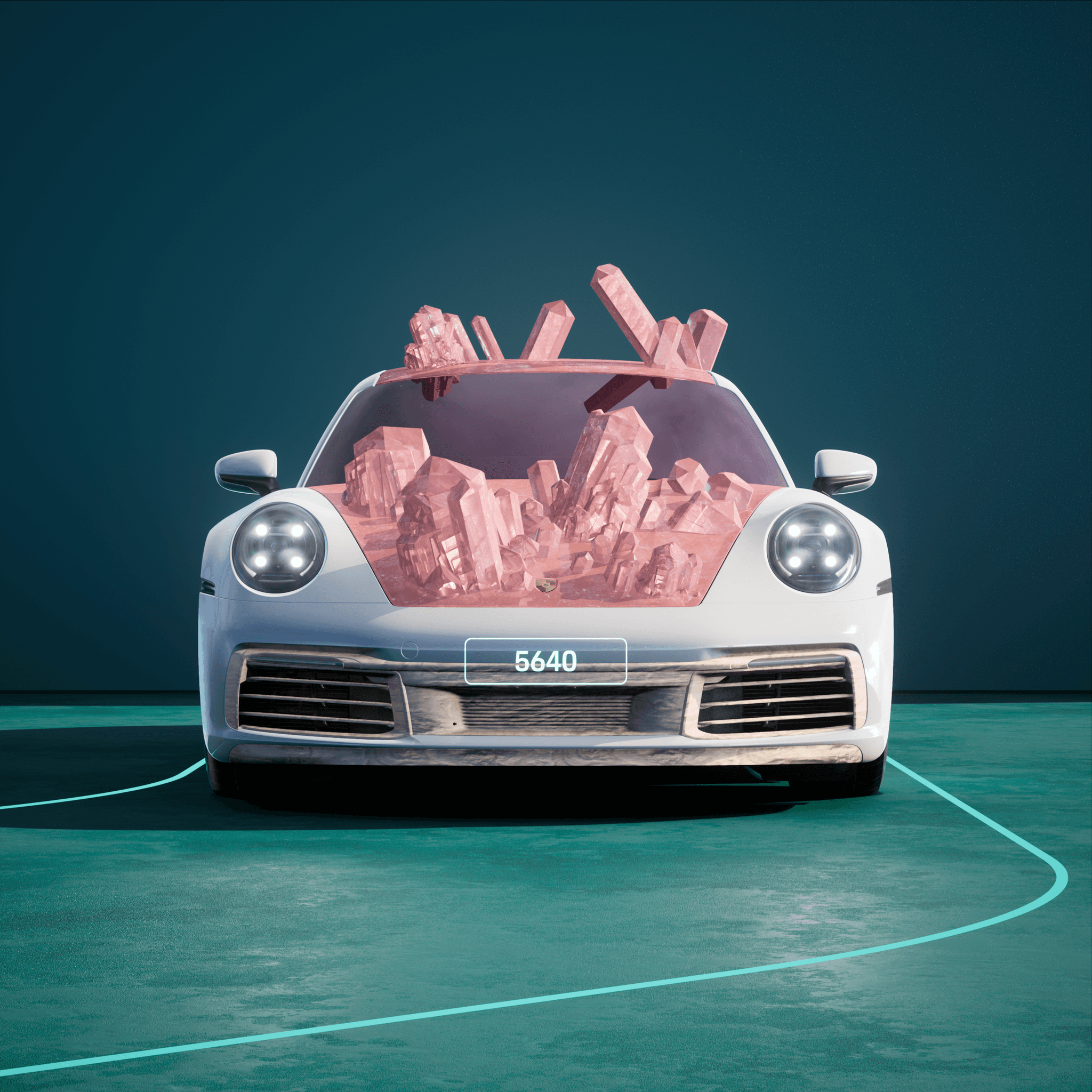 The PORSCHΞ 911 5640 image in phase