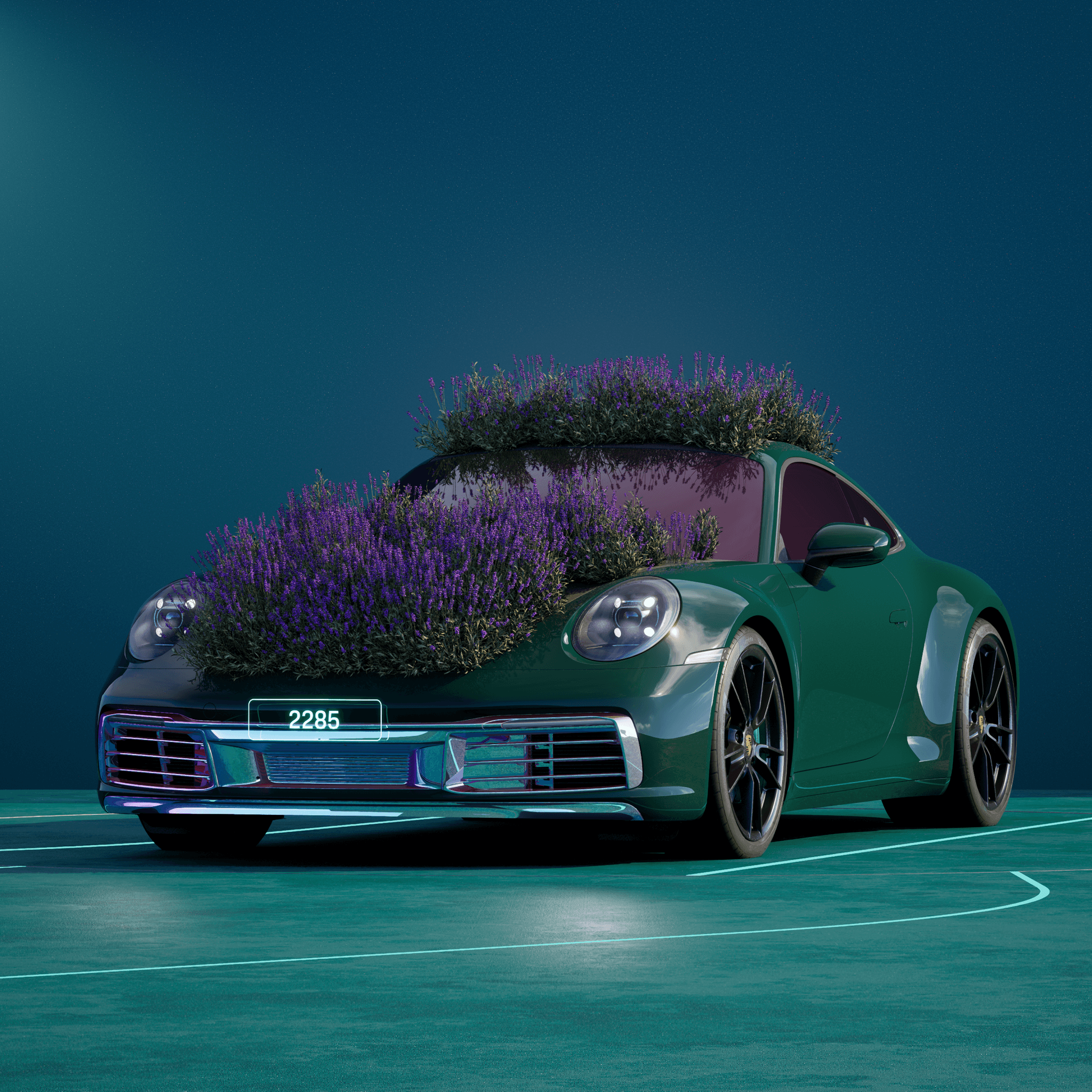 The PORSCHΞ 911 2285 image in phase