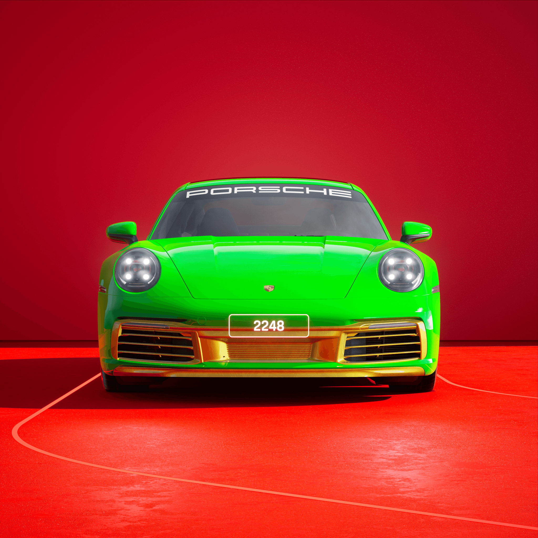 The PORSCHΞ 911 2248 image in phase
