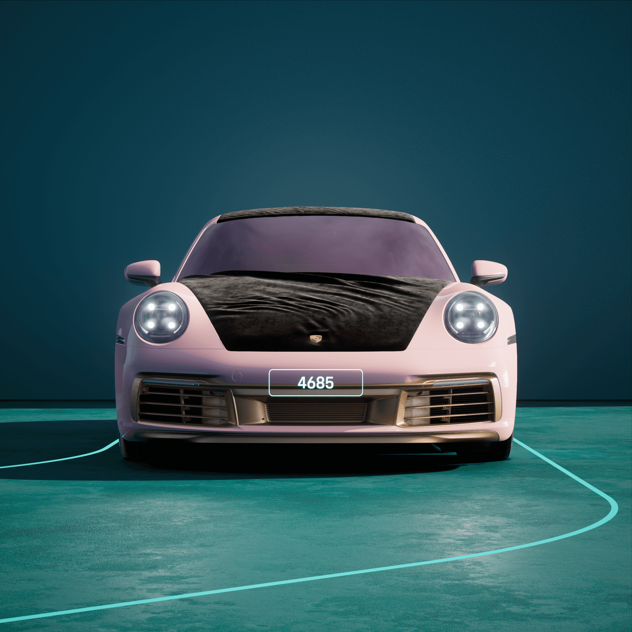 The PORSCHΞ 911 4685 image in phase