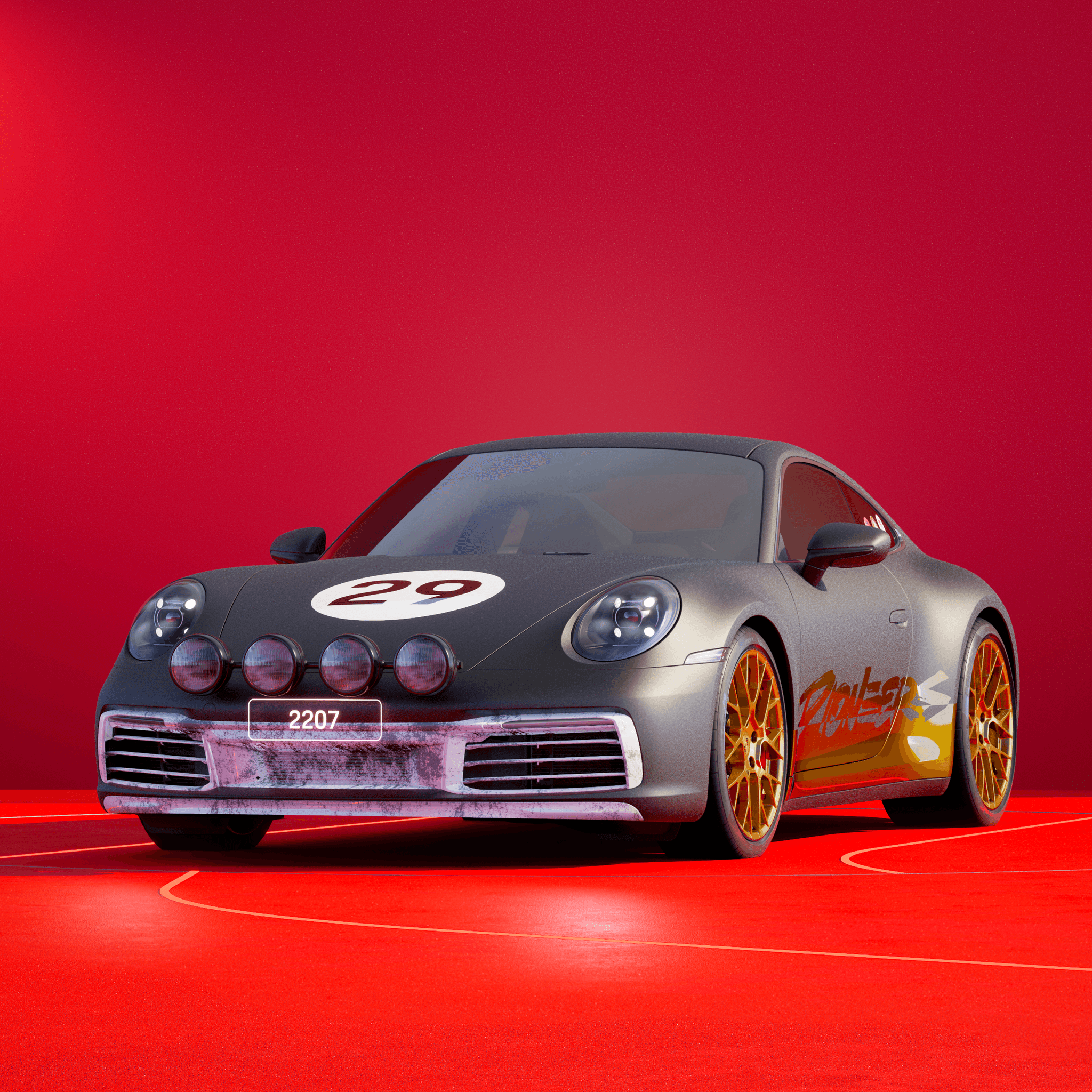 The PORSCHΞ 911 2207 image in phase