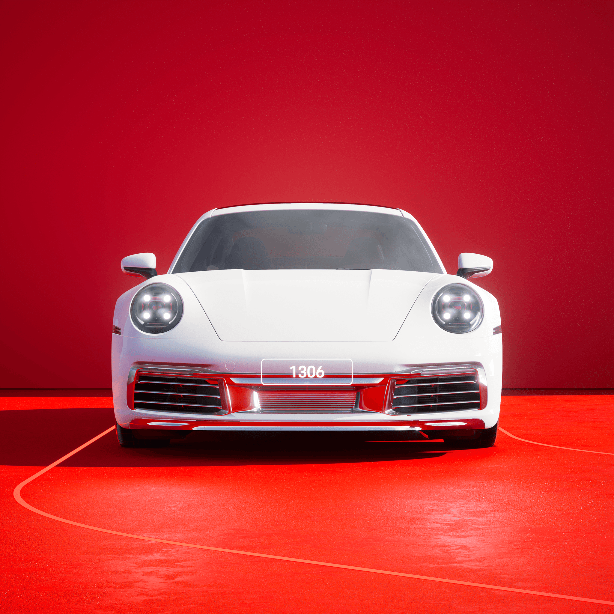 The PORSCHΞ 911 1306 image in phase