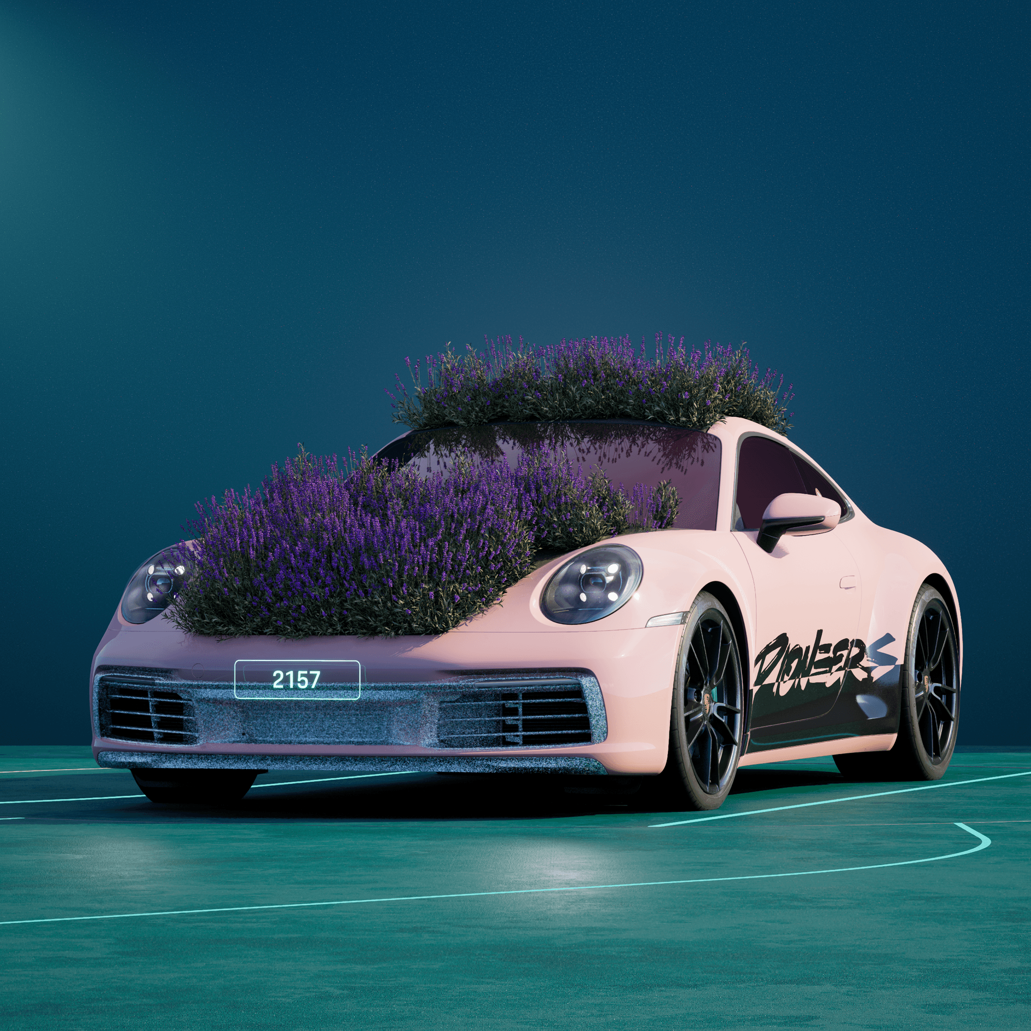 The PORSCHΞ 911 2157 image in phase