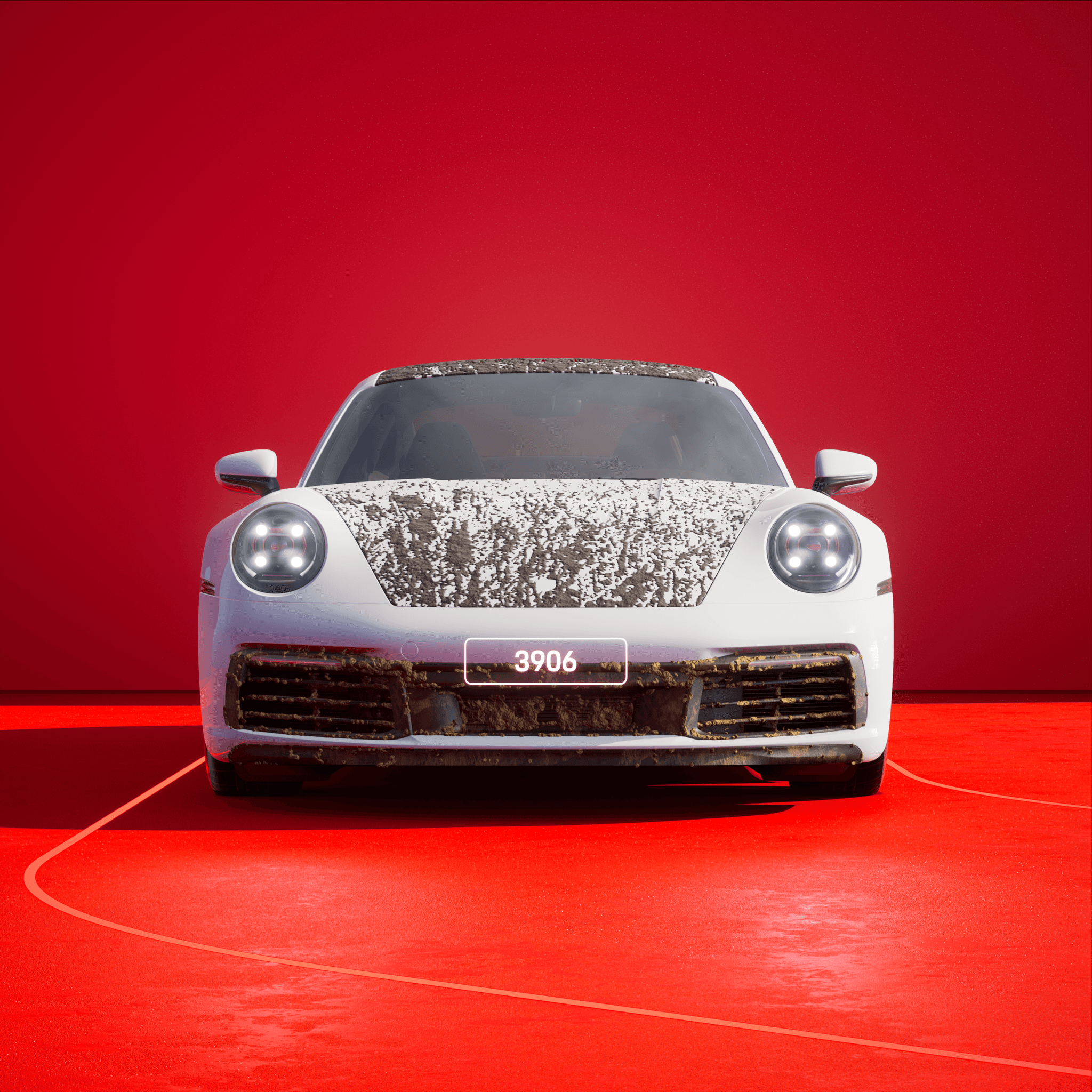 The PORSCHΞ 911 3906 image in phase