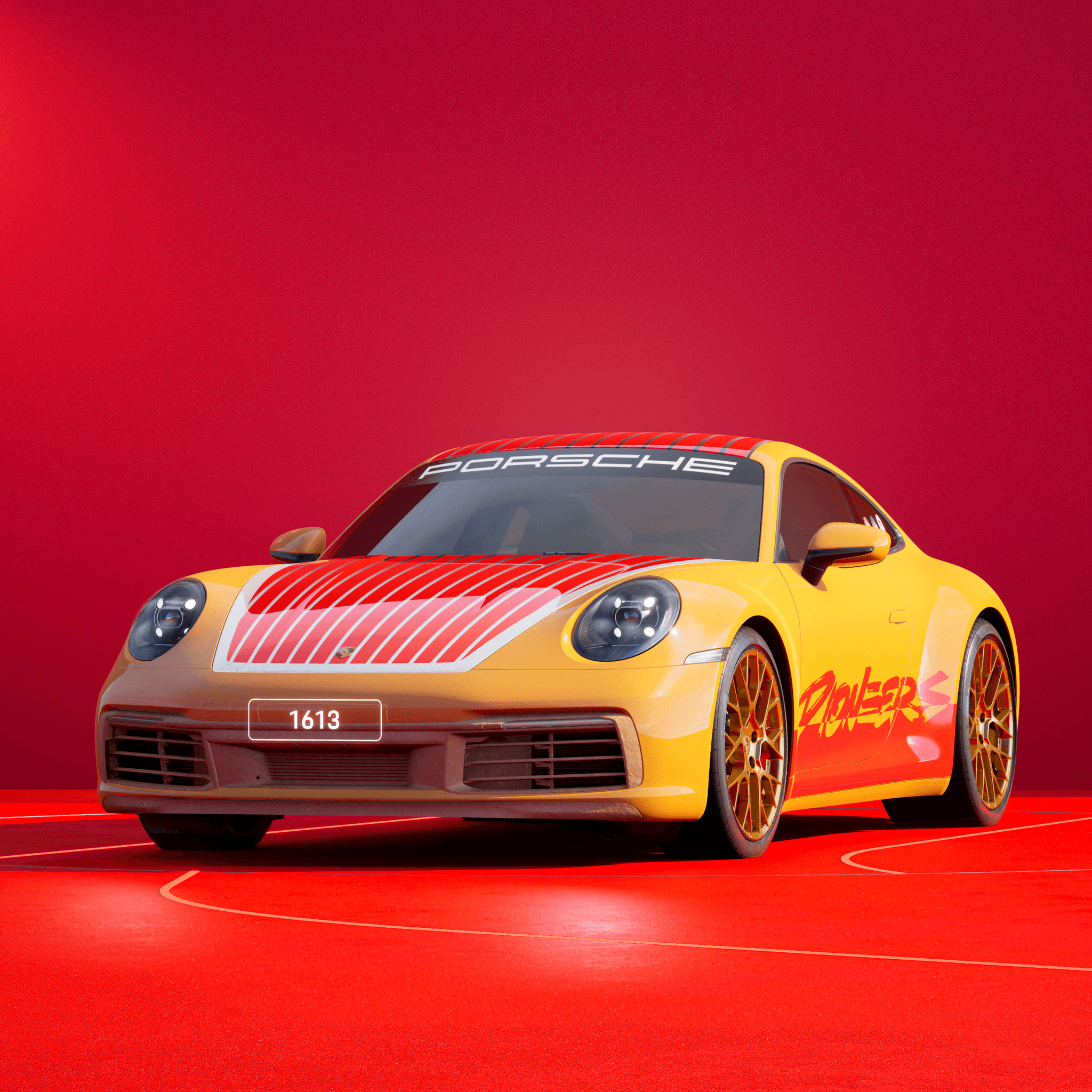 The PORSCHΞ 911 1613 image in phase