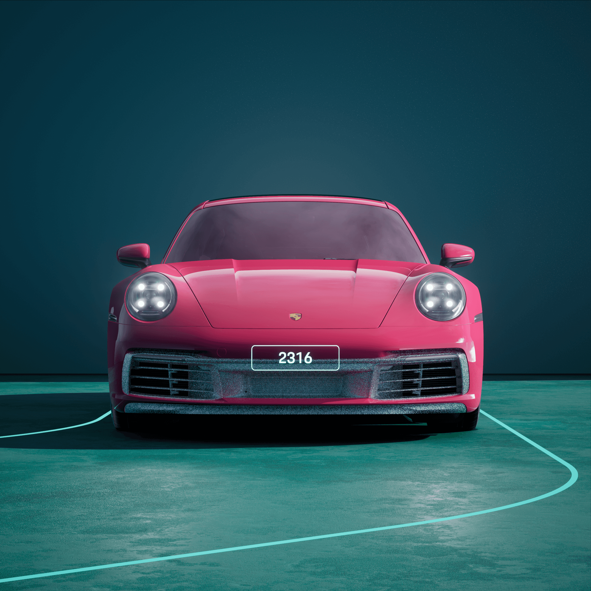 The PORSCHΞ 911 2316 image in phase