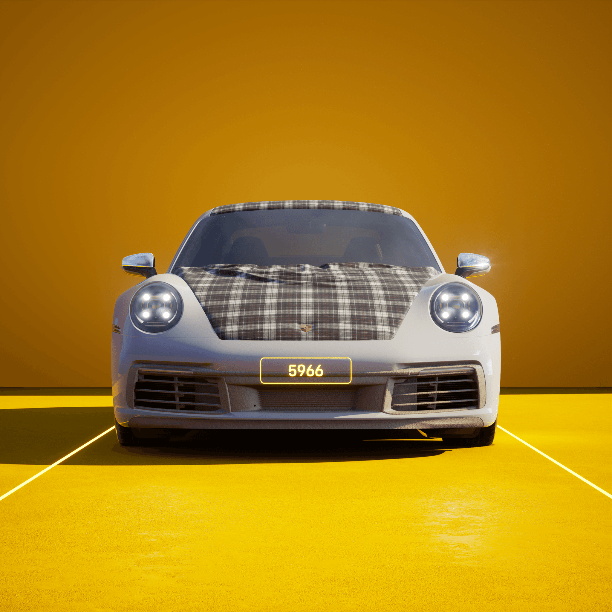 The PORSCHΞ 911 5966 image in phase